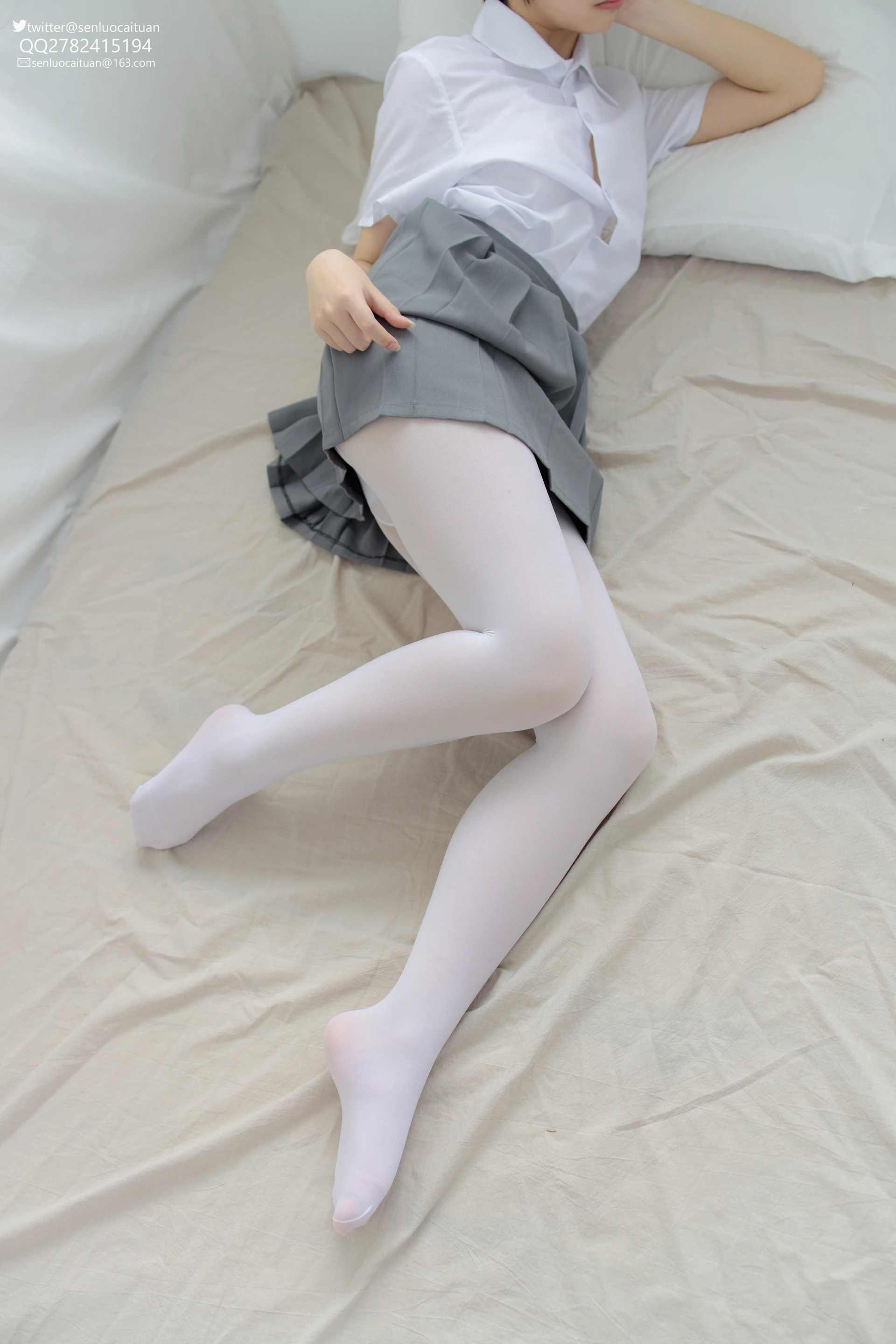 JKFUN GG-03 [96P1V-2.55G]GG, JKFUN, 可爱, 学生装, 森萝财团, 白丝, 美腿, 美足