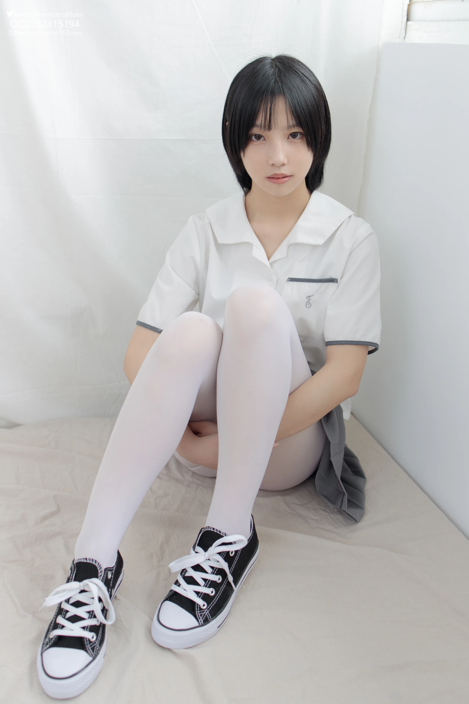 JKFUN GG-03 [96P1V-2.55G]GG, JKFUN, 可爱, 学生装, 森萝财团, 白丝, 美腿, 美足