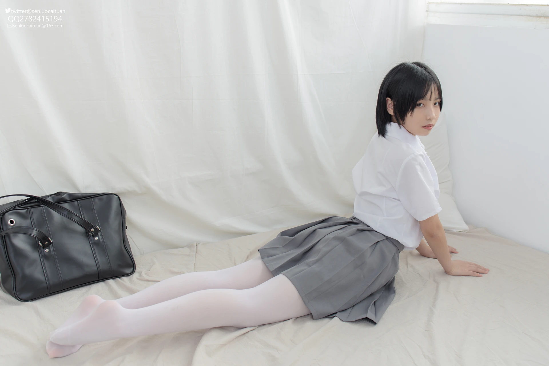 JKFUN GG-03 [96P1V-2.55G]GG, JKFUN, 可爱, 学生装, 森萝财团, 白丝, 美腿, 美足