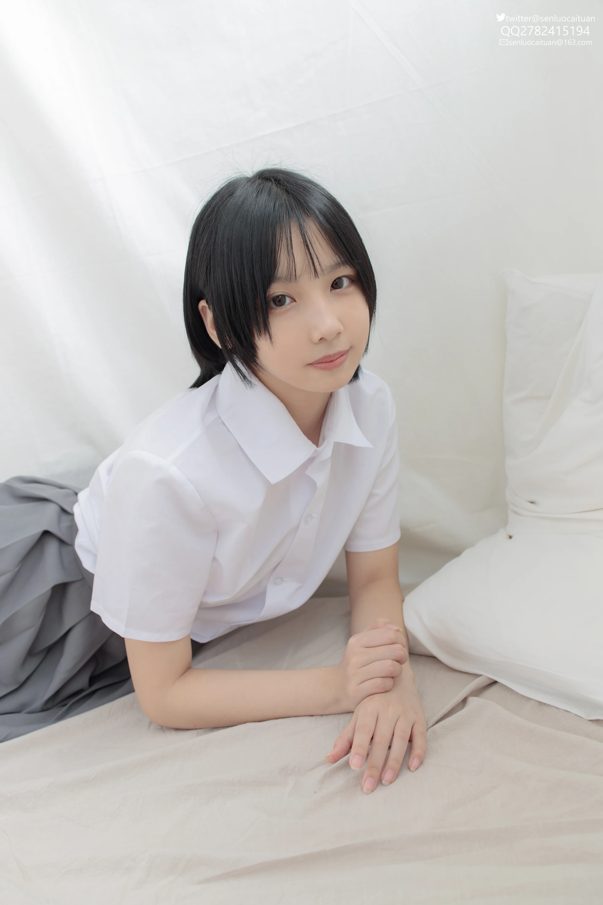 JKFUN GG-03 [96P1V-2.55G]GG, JKFUN, 可爱, 学生装, 森萝财团, 白丝, 美腿, 美足