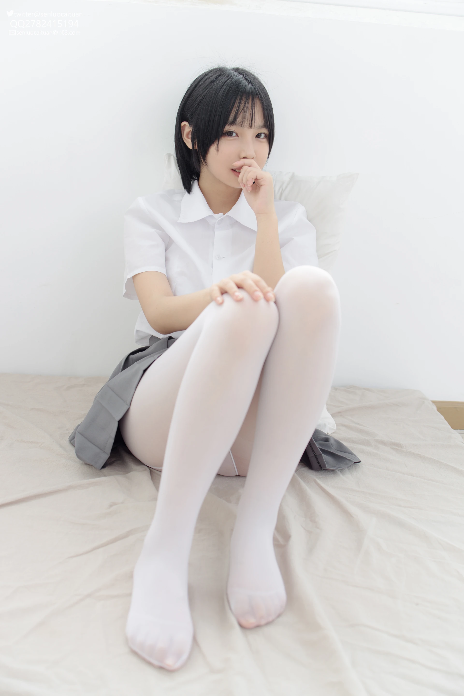 JKFUN GG-03 [96P1V-2.55G]GG, JKFUN, 可爱, 学生装, 森萝财团, 白丝, 美腿, 美足