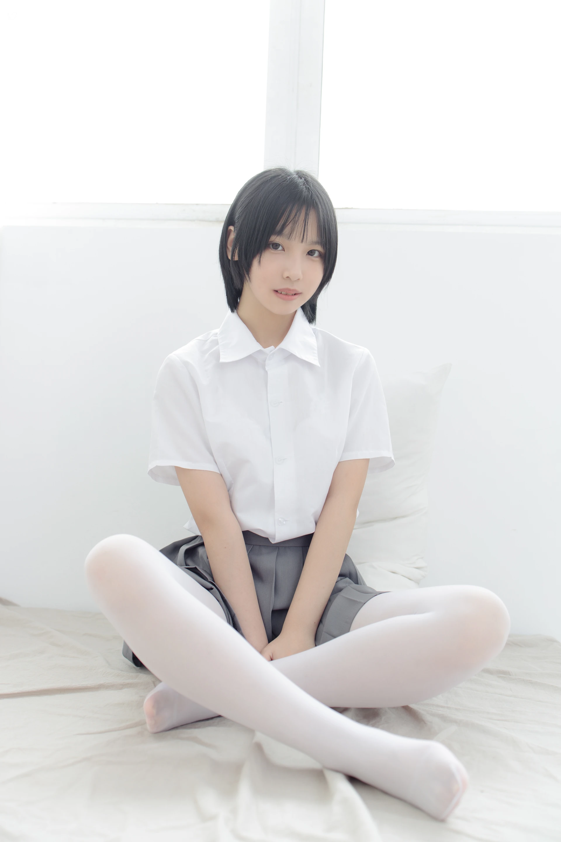JKFUN GG-03 [96P1V-2.55G]GG, JKFUN, 可爱, 学生装, 森萝财团, 白丝, 美腿, 美足