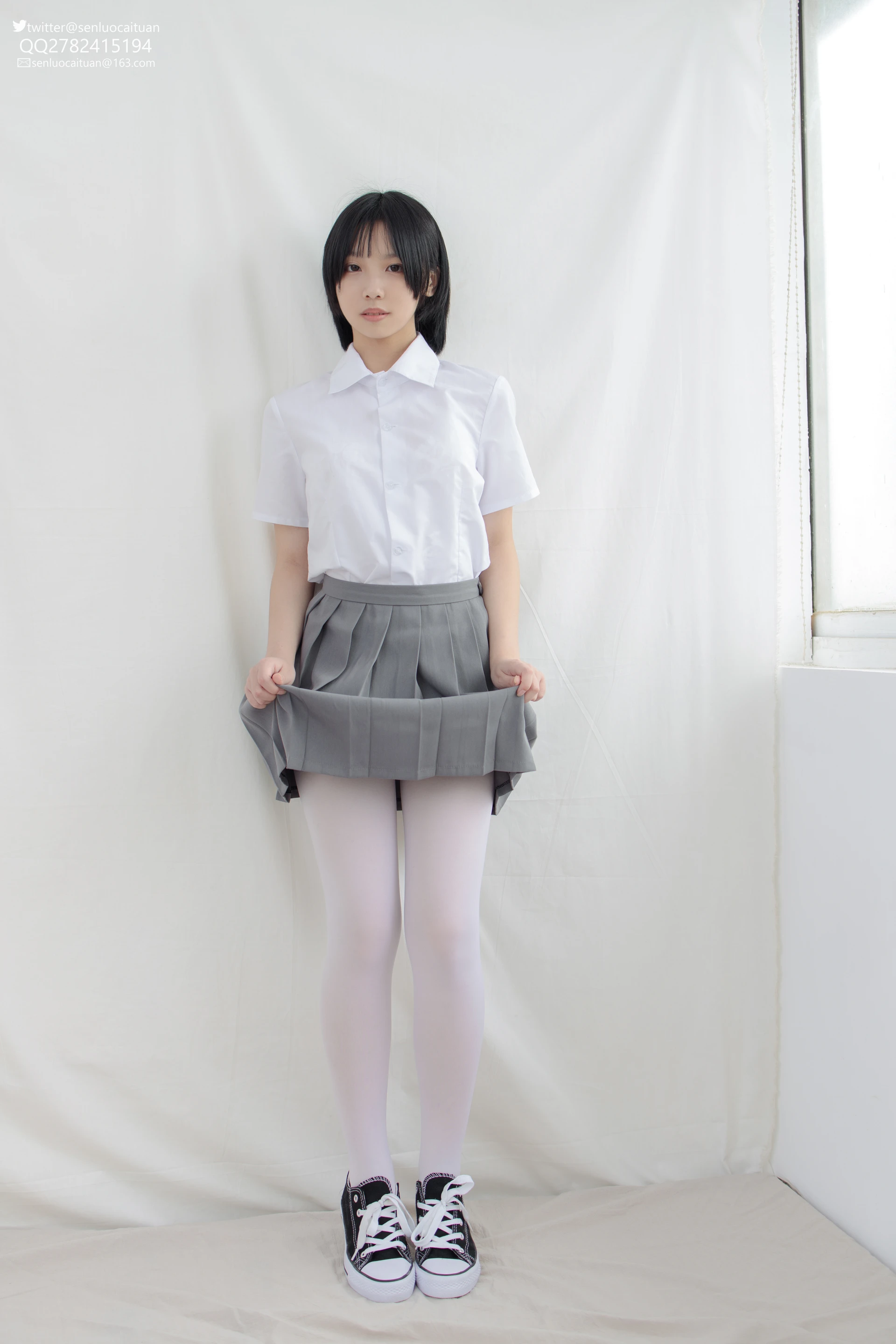 JKFUN GG-03 [96P1V-2.55G]GG, JKFUN, 可爱, 学生装, 森萝财团, 白丝, 美腿, 美足