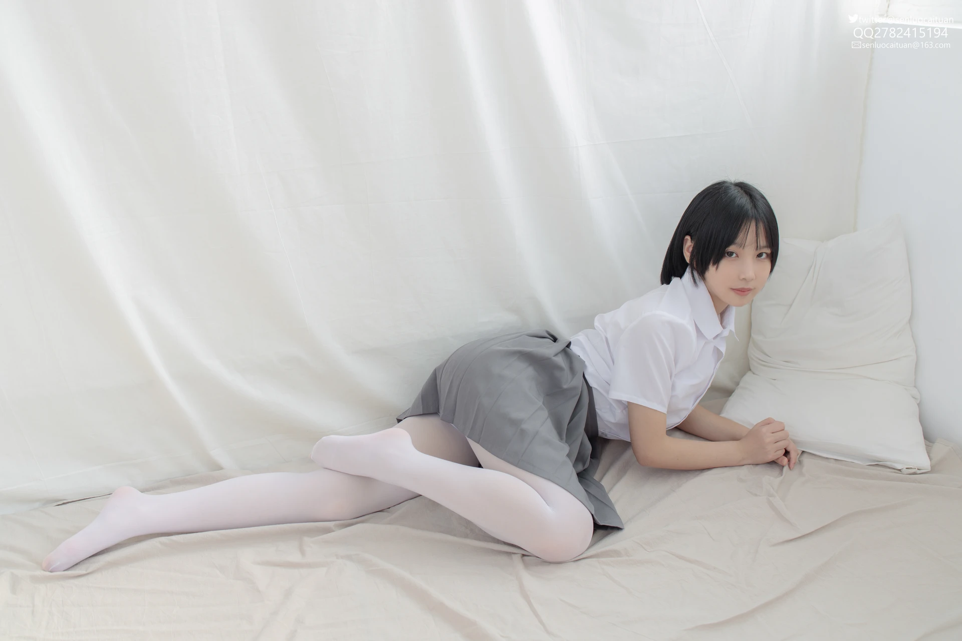 JKFUN GG-03 [96P1V-2.55G]GG, JKFUN, 可爱, 学生装, 森萝财团, 白丝, 美腿, 美足