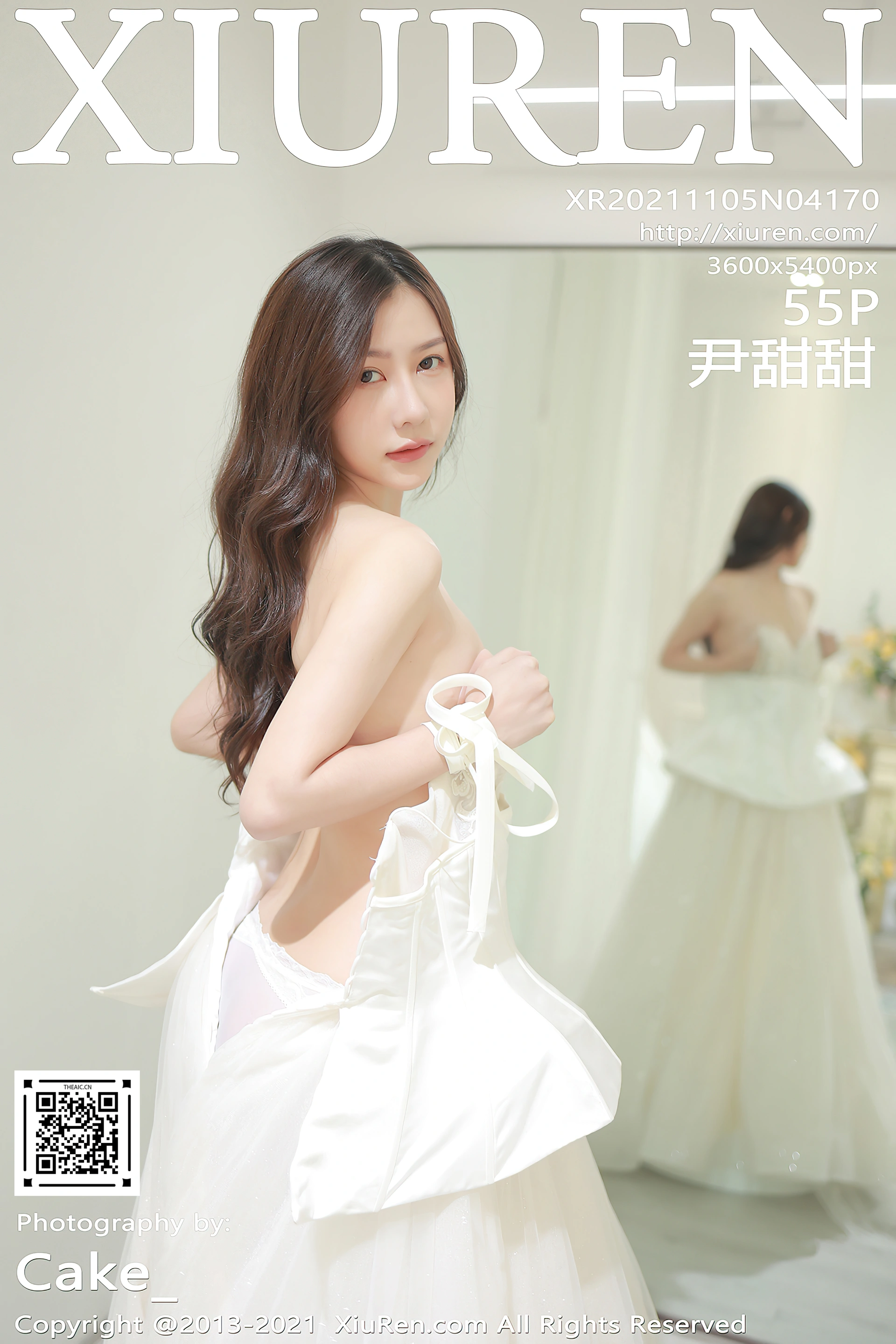 XiuRen秀人网 2021.11.05 No.4170 尹甜甜 新娘婚纱[56+1P 507MB]