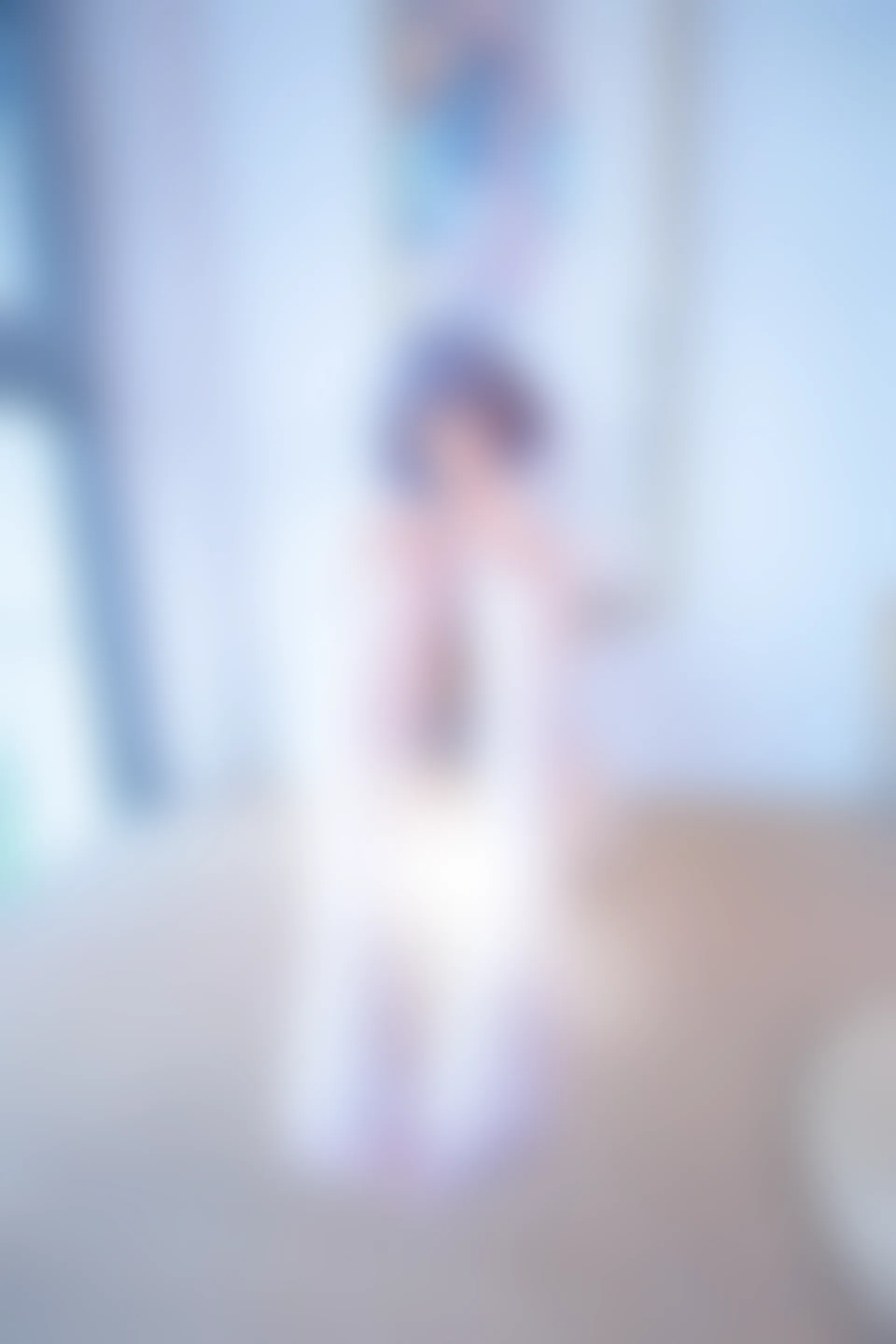 神楽坂真冬 第四季 序号4：《灰丝吊带JK》 [75P-201MB]JK制服, 内衣, 白丝, 神楽坂真冬, 美腿, 美足, 高跟鞋