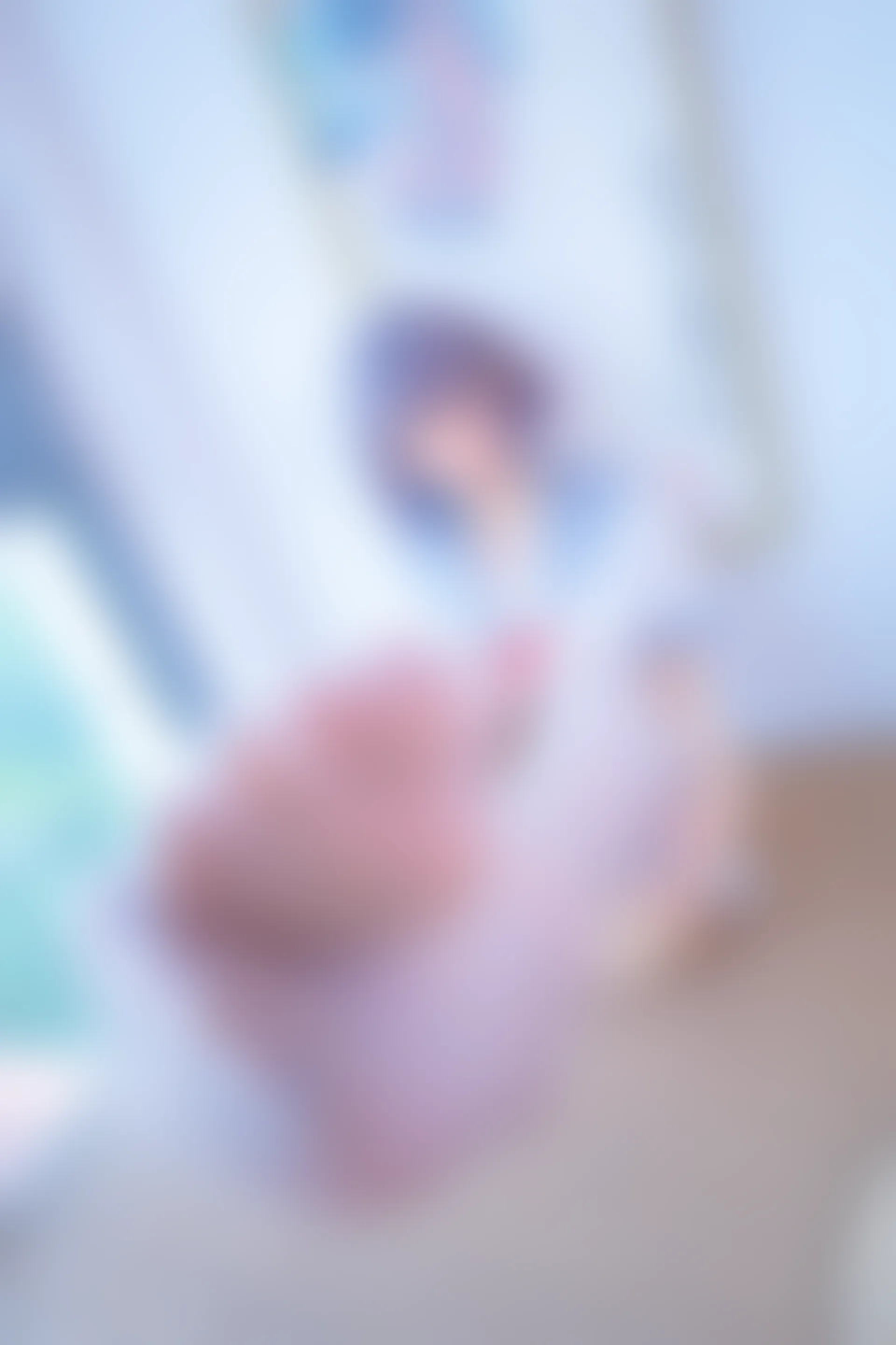 神楽坂真冬 第四季 序号4：《灰丝吊带JK》 [75P-201MB]JK制服, 内衣, 白丝, 神楽坂真冬, 美腿, 美足, 高跟鞋