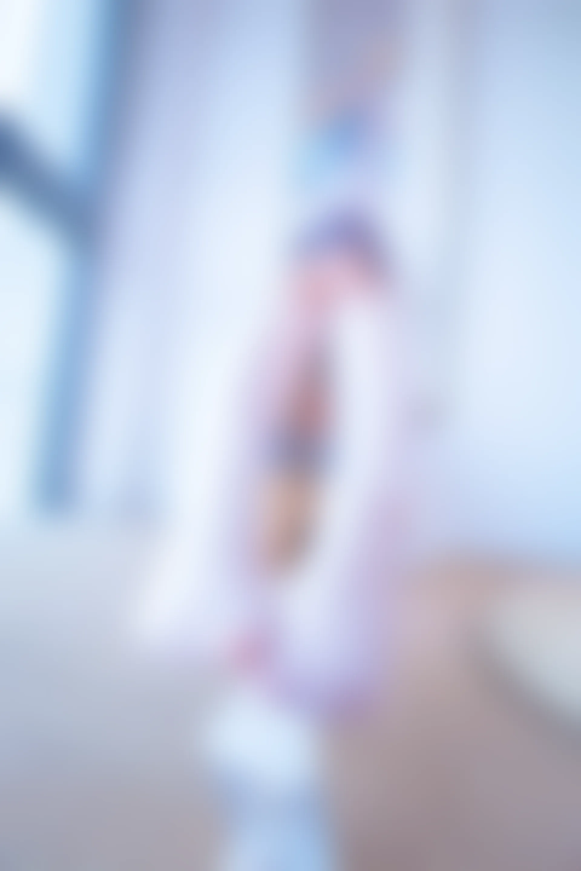 神楽坂真冬 第四季 序号4：《灰丝吊带JK》 [75P-201MB]JK制服, 内衣, 白丝, 神楽坂真冬, 美腿, 美足, 高跟鞋