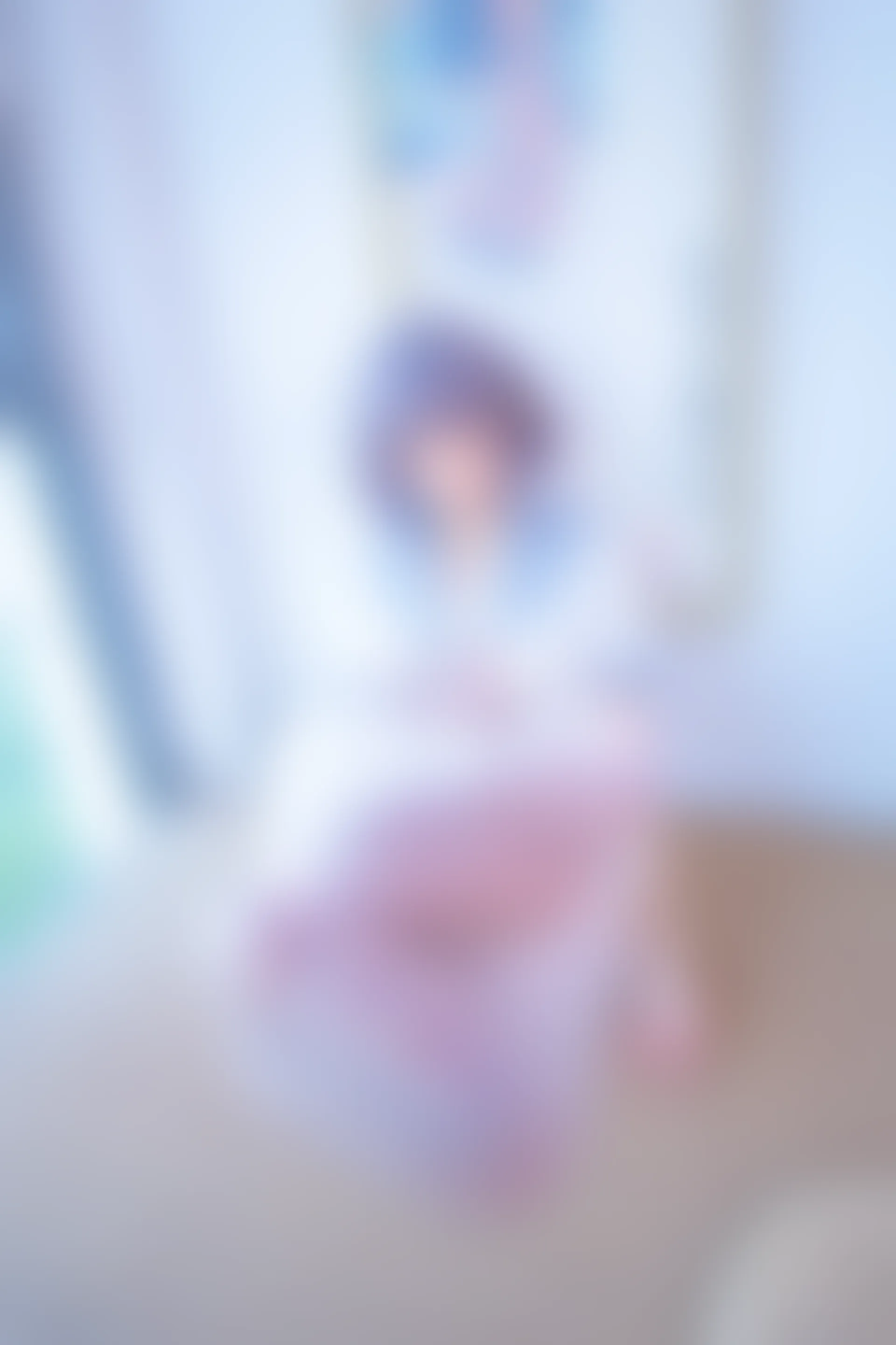 神楽坂真冬 第四季 序号4：《灰丝吊带JK》 [75P-201MB]JK制服, 内衣, 白丝, 神楽坂真冬, 美腿, 美足, 高跟鞋