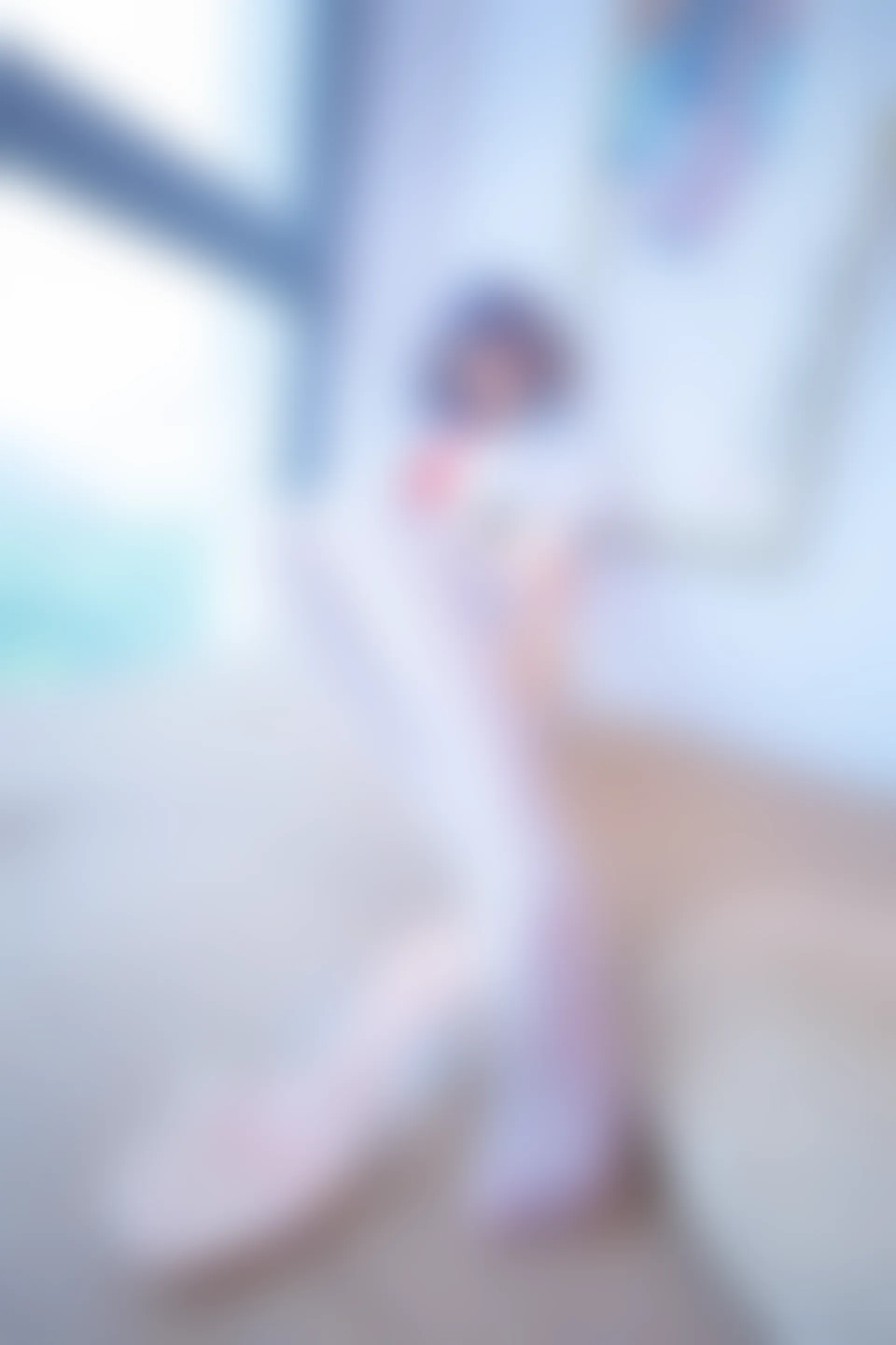 神楽坂真冬 第四季 序号4：《灰丝吊带JK》 [75P-201MB]JK制服, 内衣, 白丝, 神楽坂真冬, 美腿, 美足, 高跟鞋