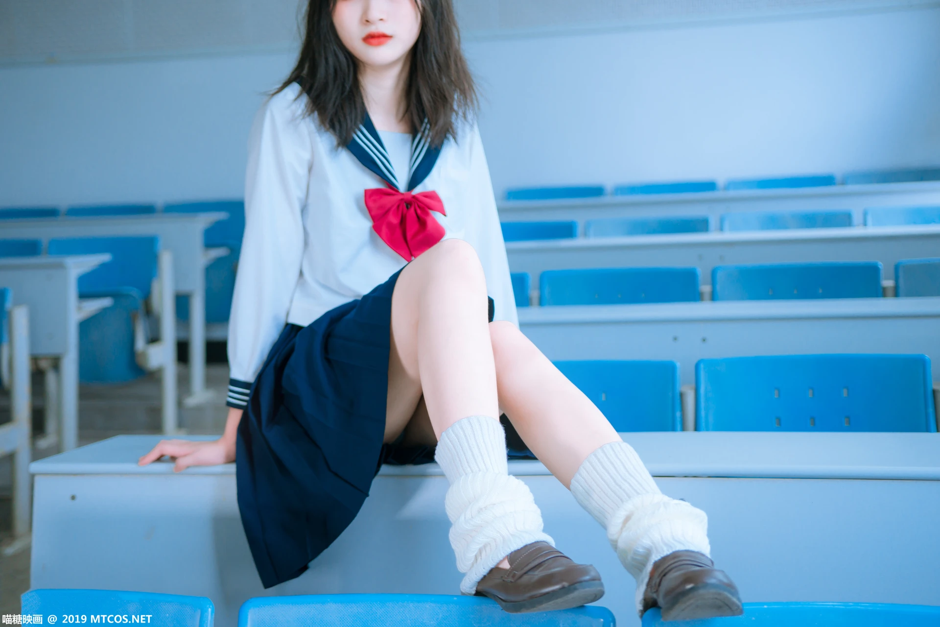 喵糖映画 VOL.014 [43P-335M]制服, 可爱, 喵糖映画, 学生装, 黑丝
