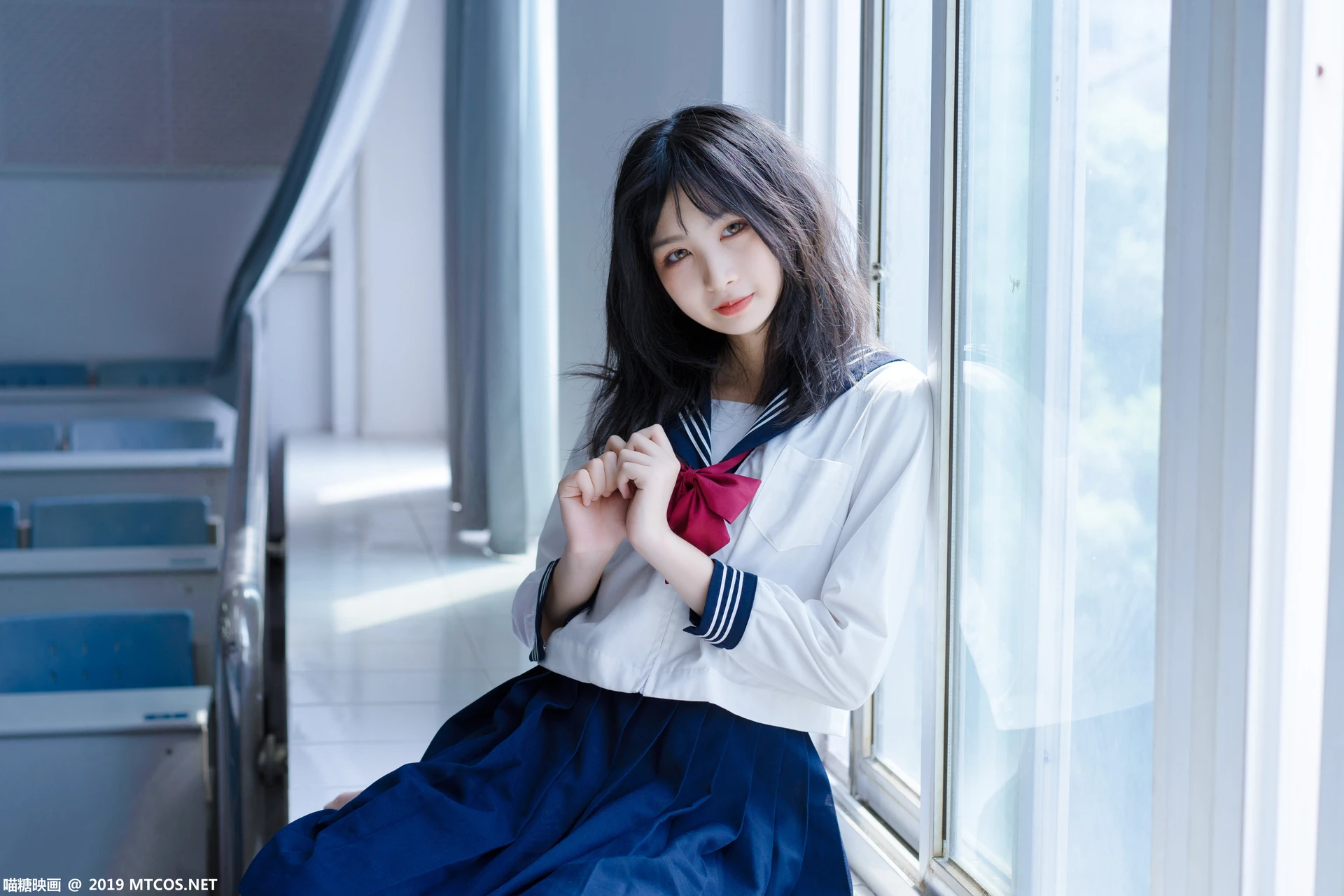 喵糖映画 VOL.014 [43P-335M]制服, 可爱, 喵糖映画, 学生装, 黑丝