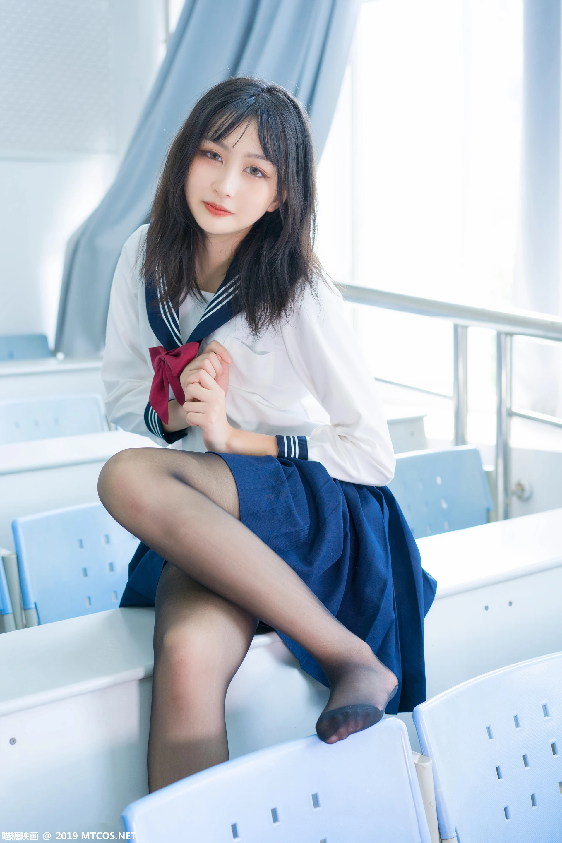 喵糖映画 VOL.014 [43P-335M]制服, 可爱, 喵糖映画, 学生装, 黑丝
