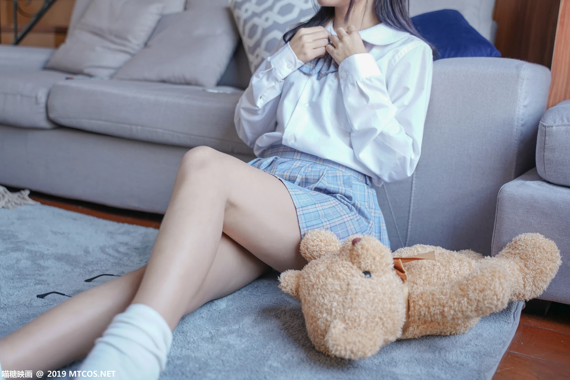 喵糖映画 VOL.047 [44P-385M]JK制服, 可爱, 喵糖映画, 学生装, 美腿