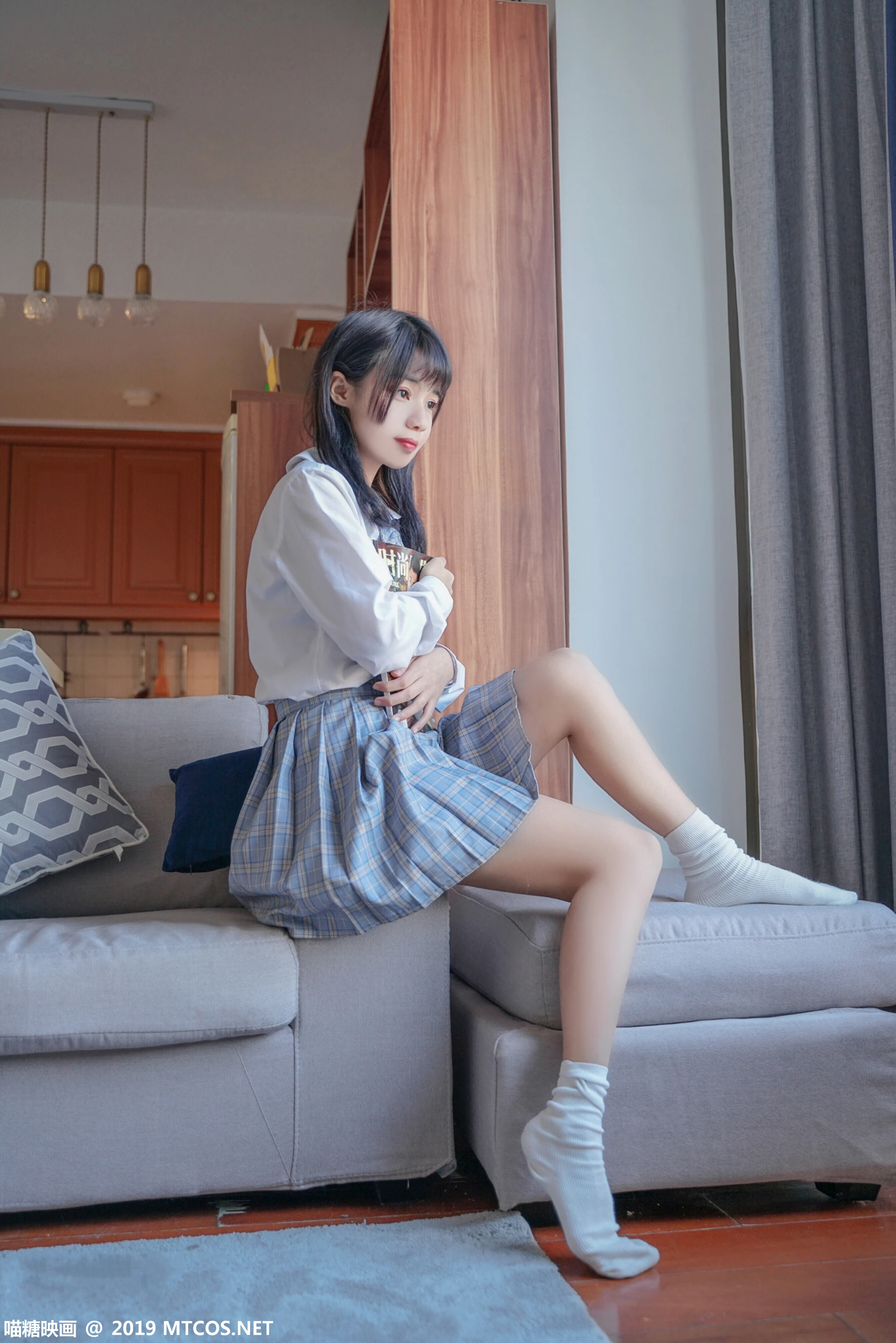 喵糖映画 VOL.047 [44P-385M]JK制服, 可爱, 喵糖映画, 学生装, 美腿
