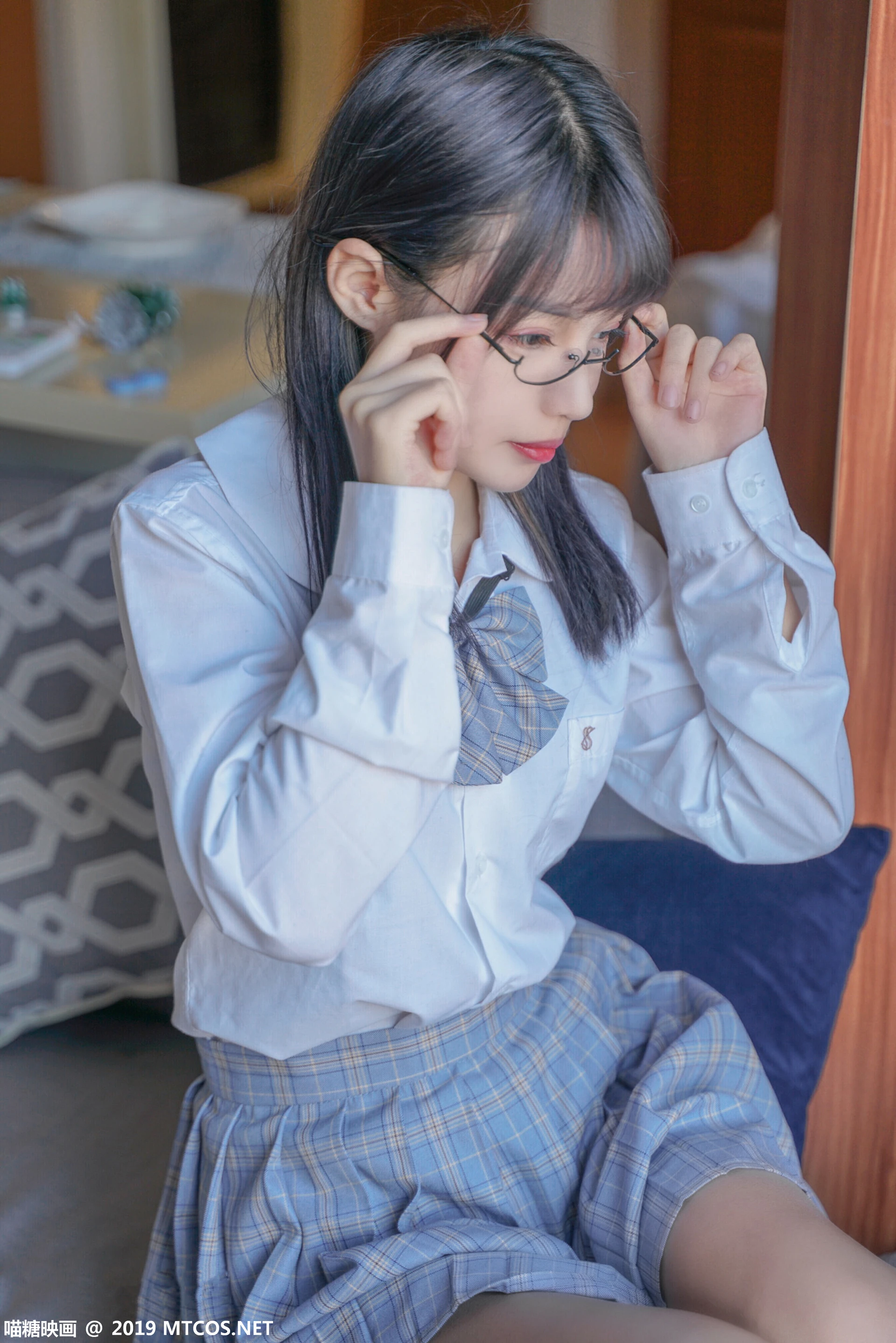喵糖映画 VOL.047 [44P-385M]JK制服, 可爱, 喵糖映画, 学生装, 美腿