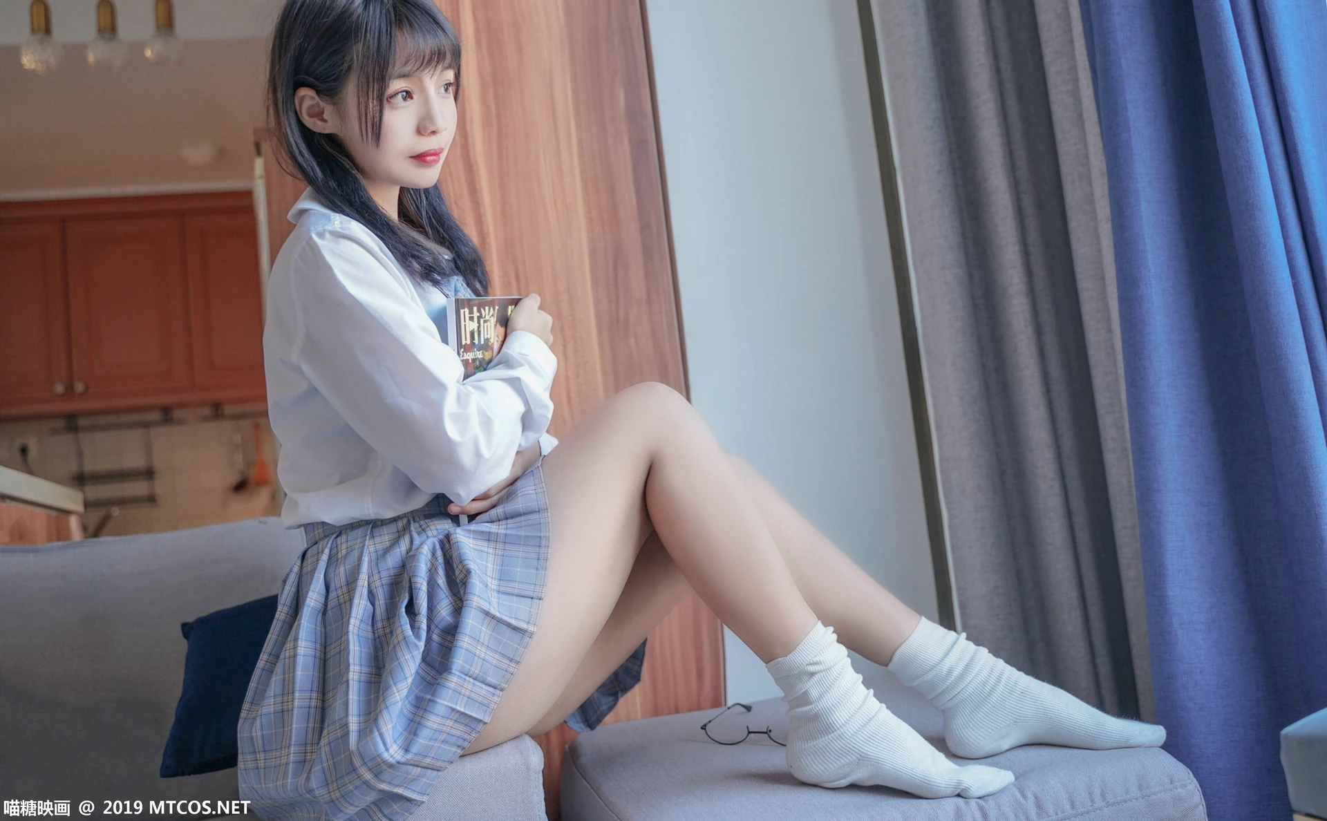 喵糖映画 VOL.047 [44P-385M]JK制服, 可爱, 喵糖映画, 学生装, 美腿