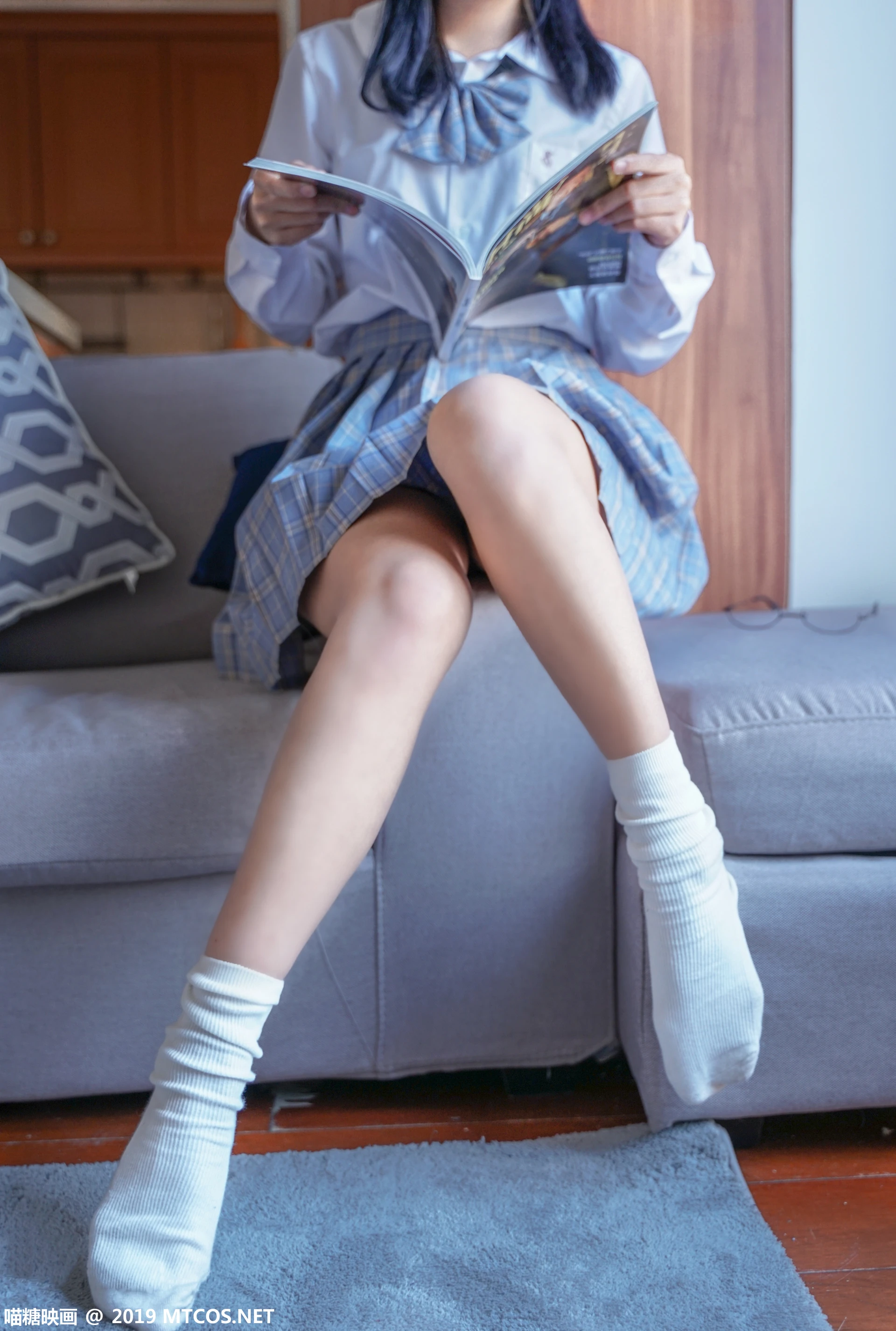 喵糖映画 VOL.047 [44P-385M]JK制服, 可爱, 喵糖映画, 学生装, 美腿