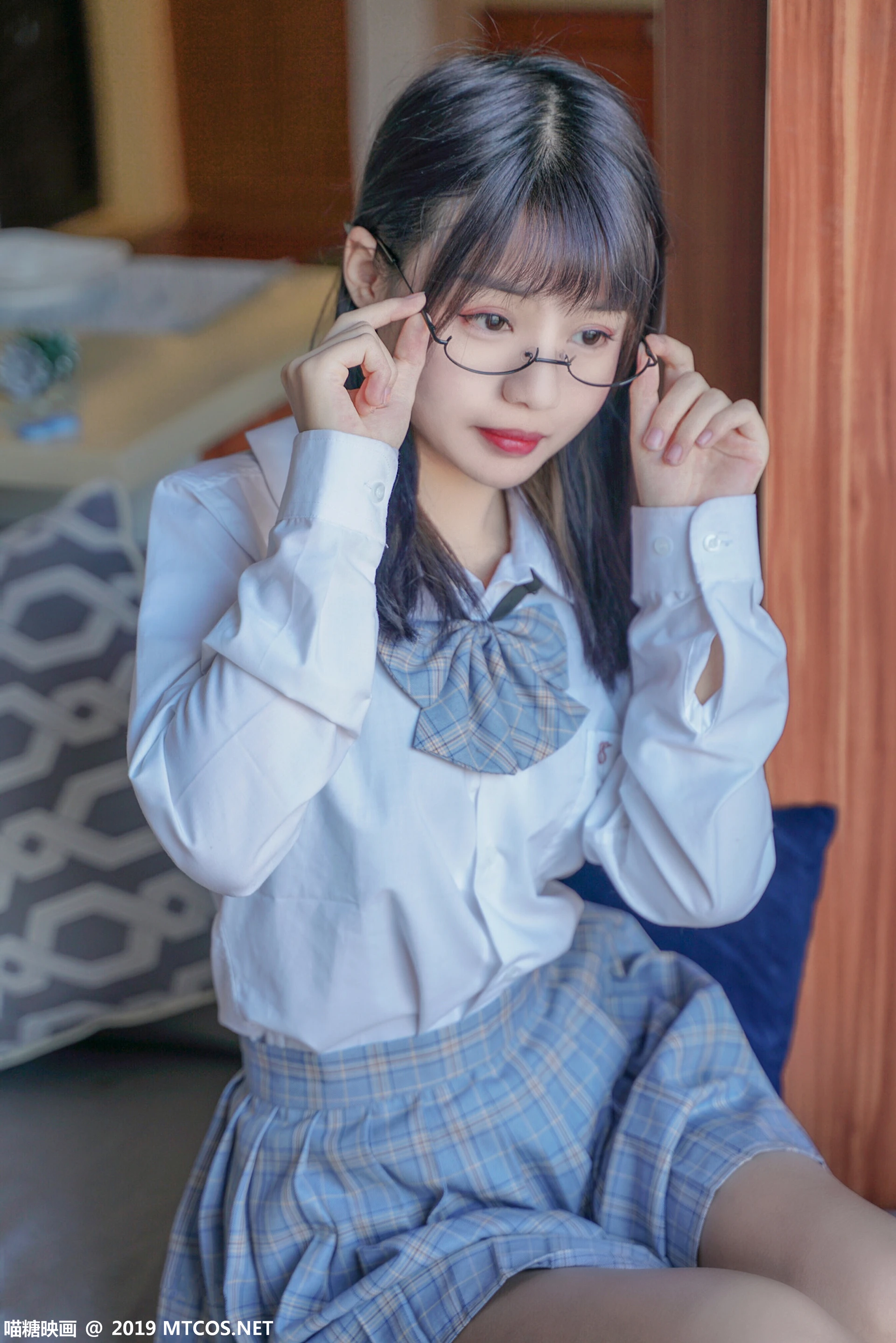 喵糖映画 VOL.047 [44P-385M]JK制服, 可爱, 喵糖映画, 学生装, 美腿