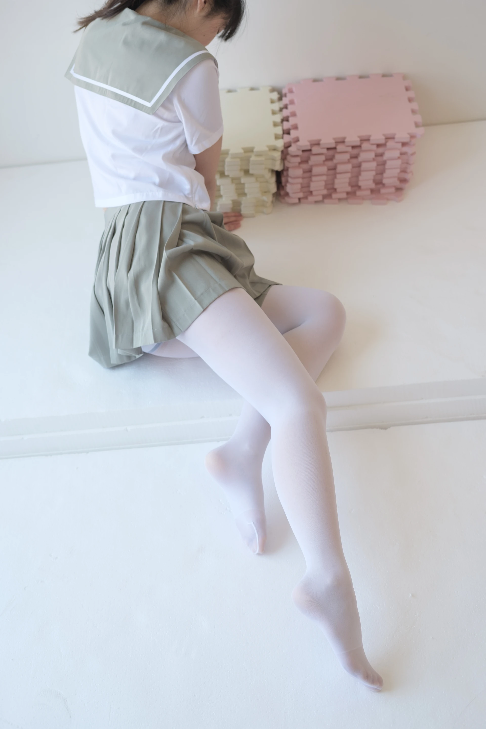 森萝财团 X-016 [136P1V-1.56G]校服, 森萝财团, 水手服, 白丝, 美腿