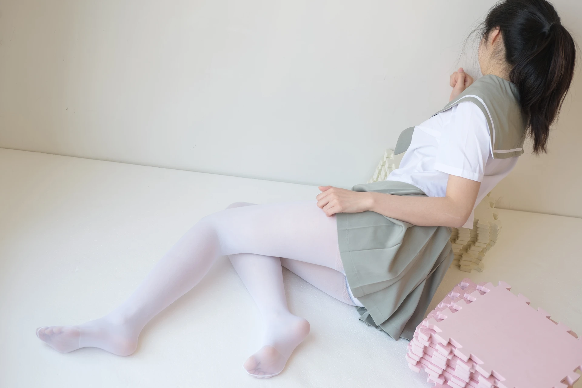 森萝财团 X-016 [136P1V-1.56G]校服, 森萝财团, 水手服, 白丝, 美腿