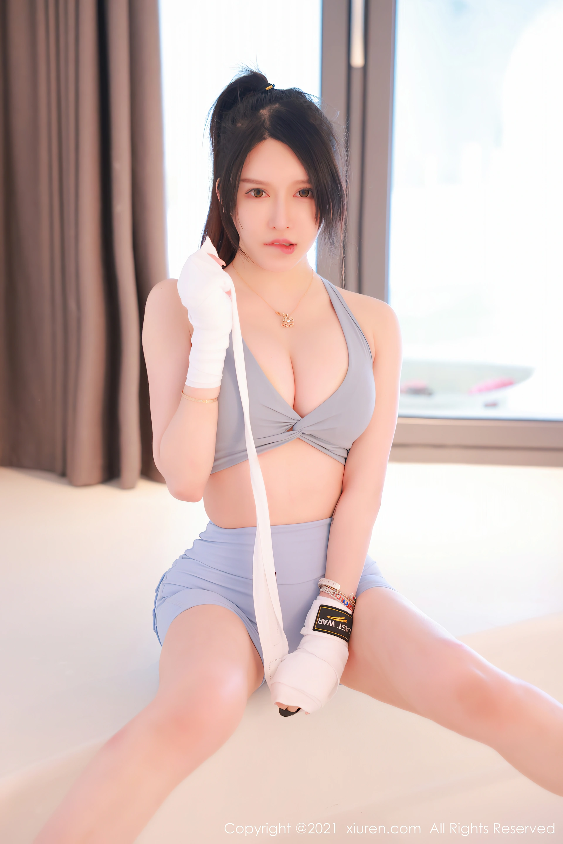 XiuRen秀人网 2021.10.13 No.4055 玉兔miki 运动内衣[65+1P／566MB]