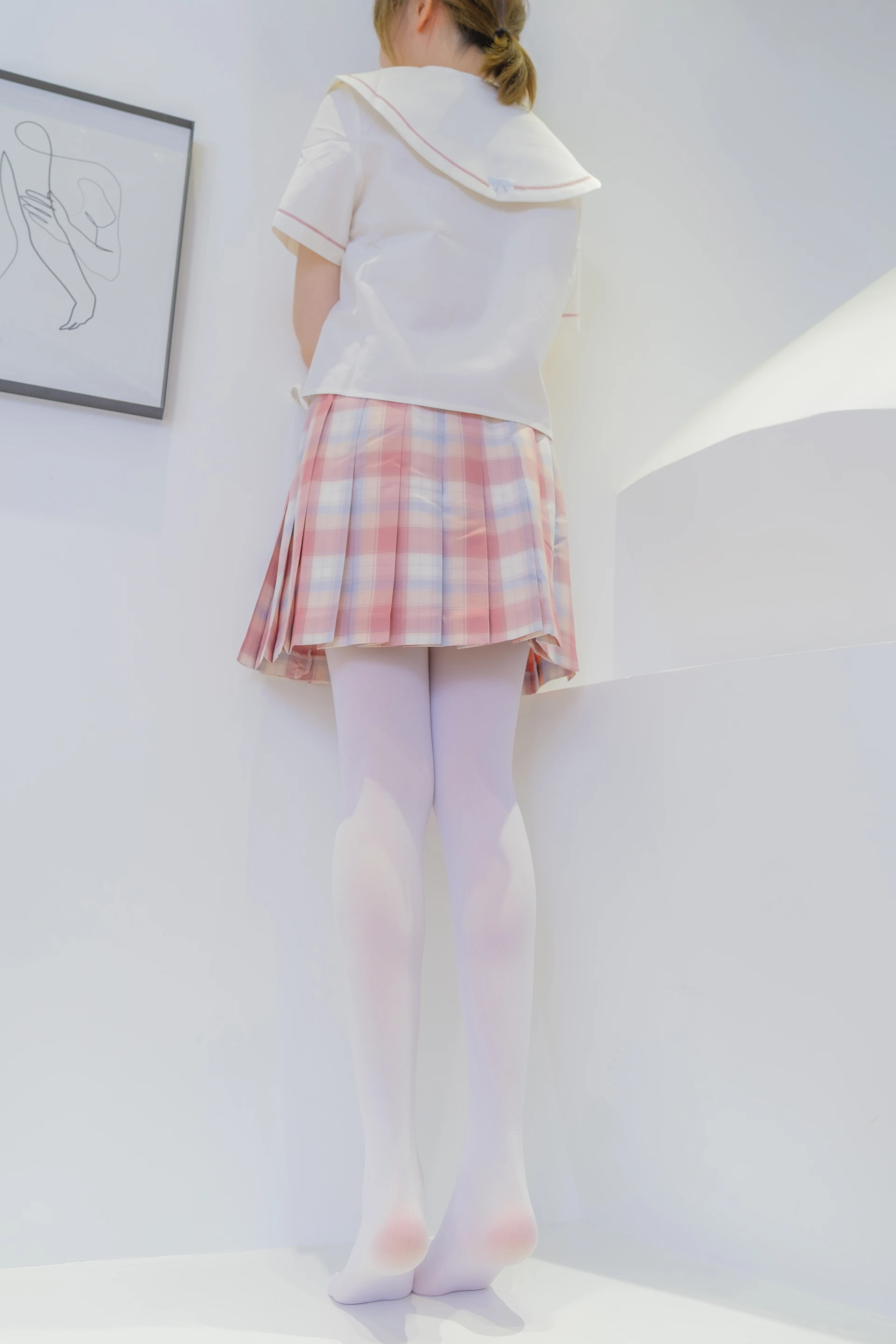 森萝财团 内部VIP系列 微风-03 白丝粉色JK制服 [109P1V-3.1G]