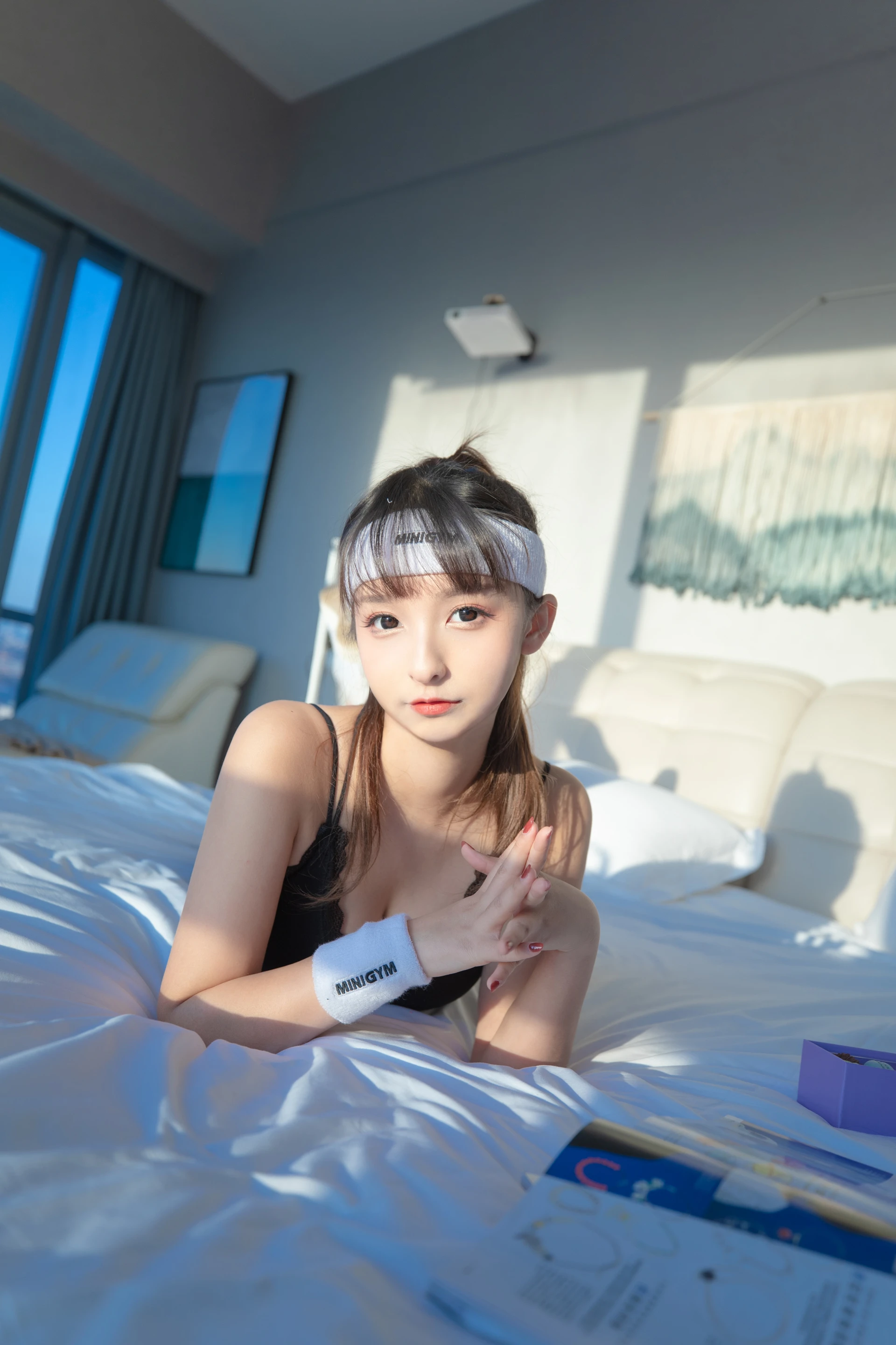 神楽坂真冬 第三季 序号26：健身主题《温度の香り》 [150P2V-620MB]体操服, 内衣, 双马尾, 白丝, 神楽坂真冬, 美腿, 美足, 肉丝