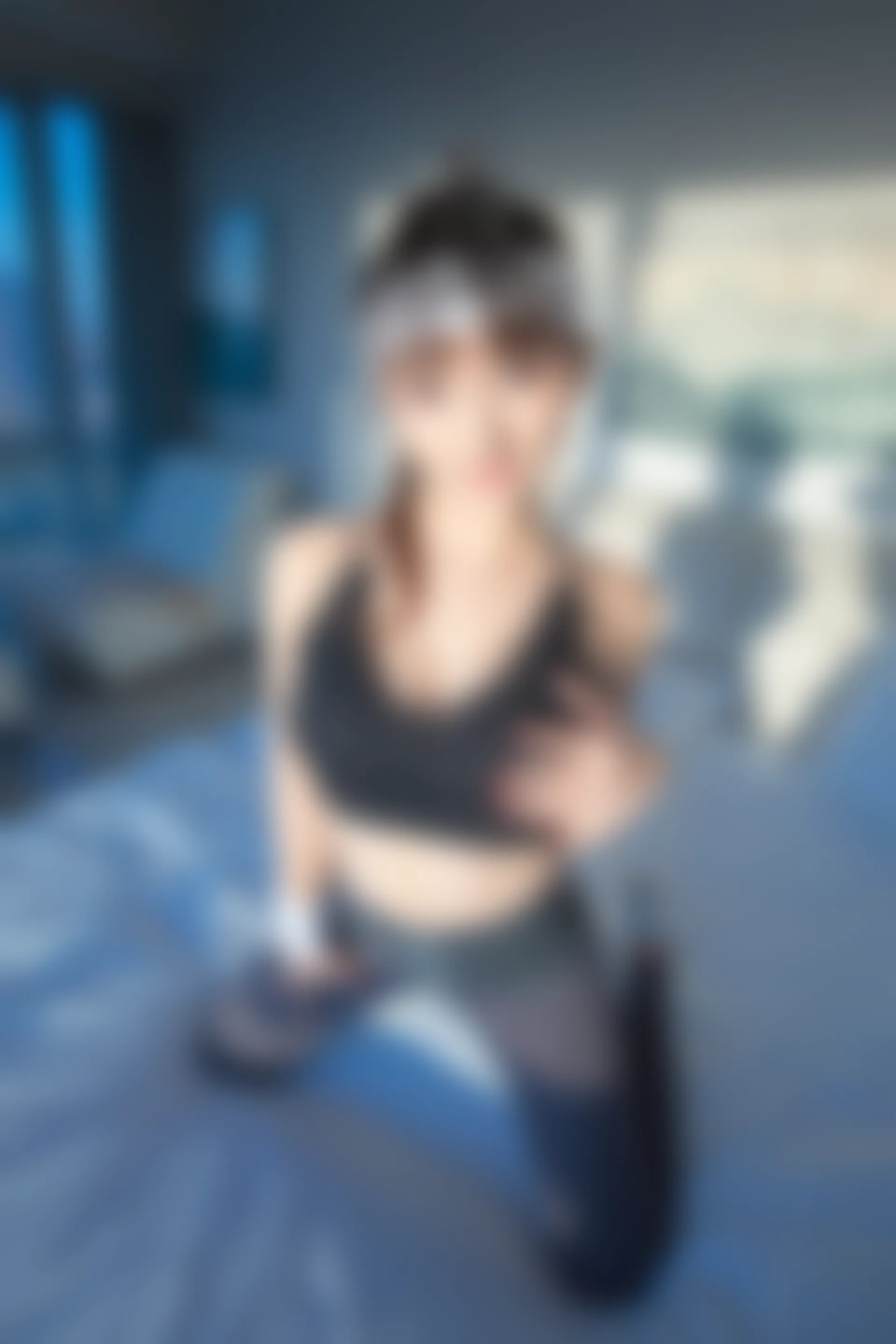 神楽坂真冬 第三季 序号26：健身主题《温度の香り》 [150P2V-620MB]体操服, 内衣, 双马尾, 白丝, 神楽坂真冬, 美腿, 美足, 肉丝