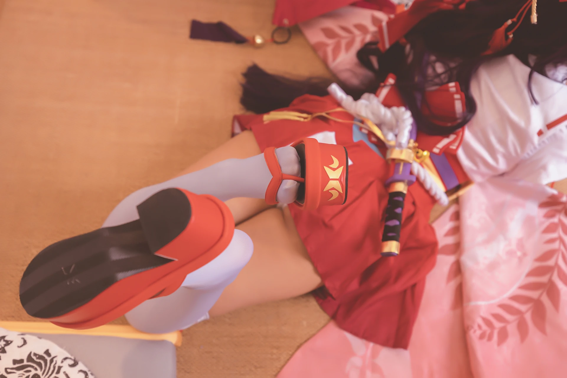 神楽坂真冬 第三季 序号7：《刀ノ語》陈&妖刀姬cos [150P3V-755MB]内衣, 旗袍, 白丝, 神楽坂真冬, 美腿, 美足, 肉丝