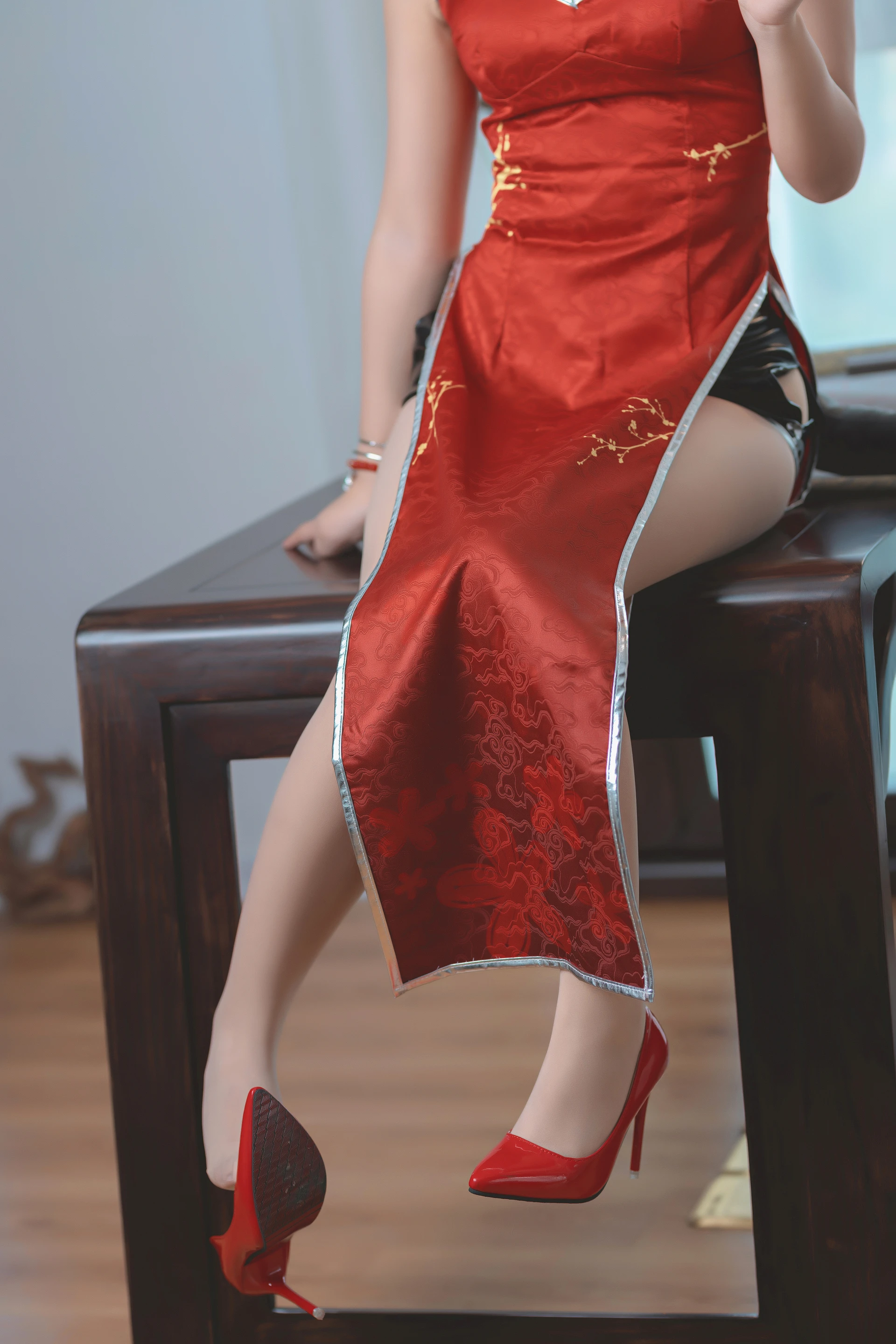 神楽坂真冬 第三季 序号7：《刀ノ語》陈&妖刀姬cos [150P3V-755MB]内衣, 旗袍, 白丝, 神楽坂真冬, 美腿, 美足, 肉丝