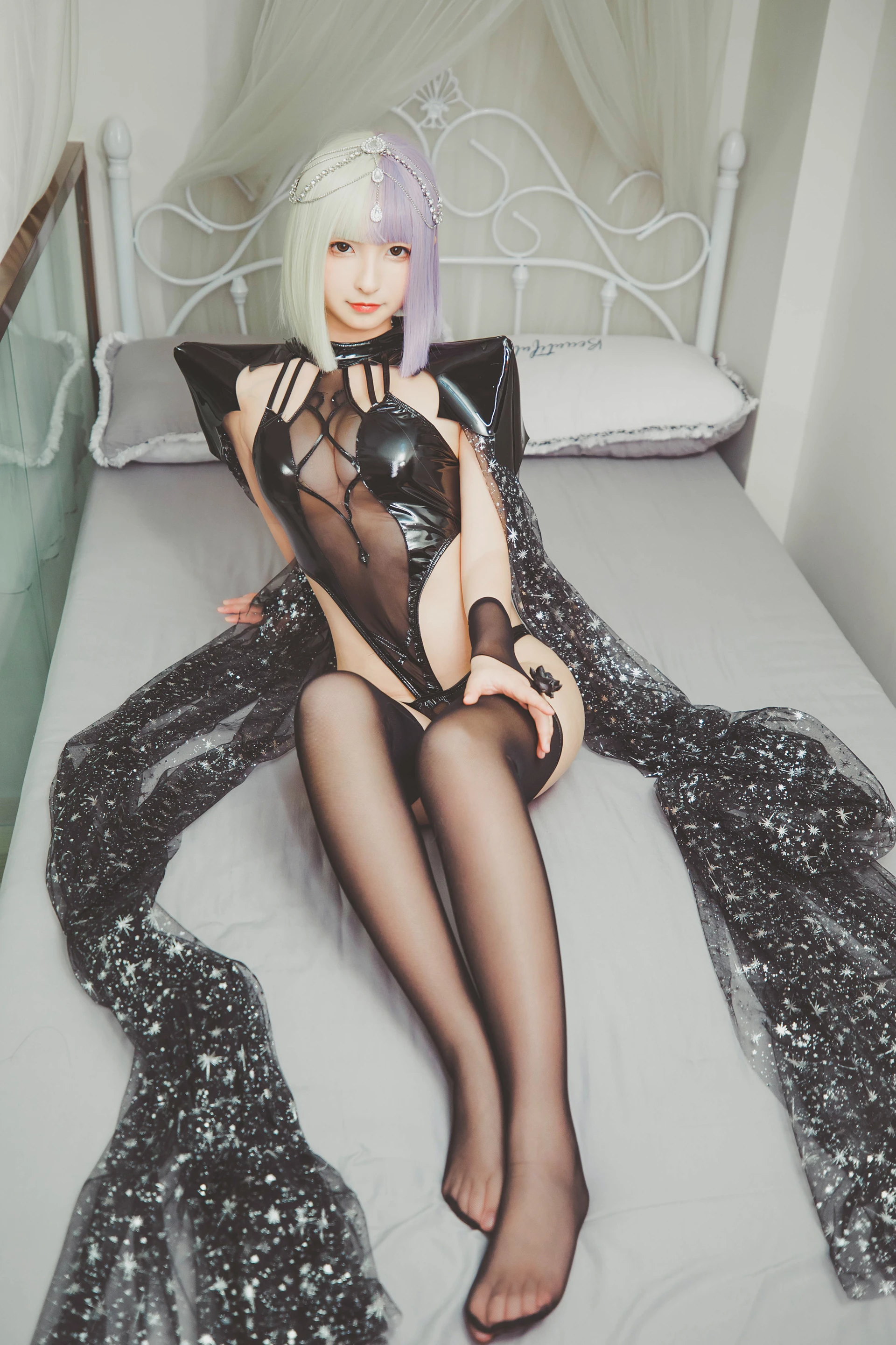 神楽坂真冬 第三季 序号25：《柔らかい永遠》 [150P2V-619MB]内衣, 双马尾, 白丝, 神楽坂真冬, 美腿, 美足, 黑丝