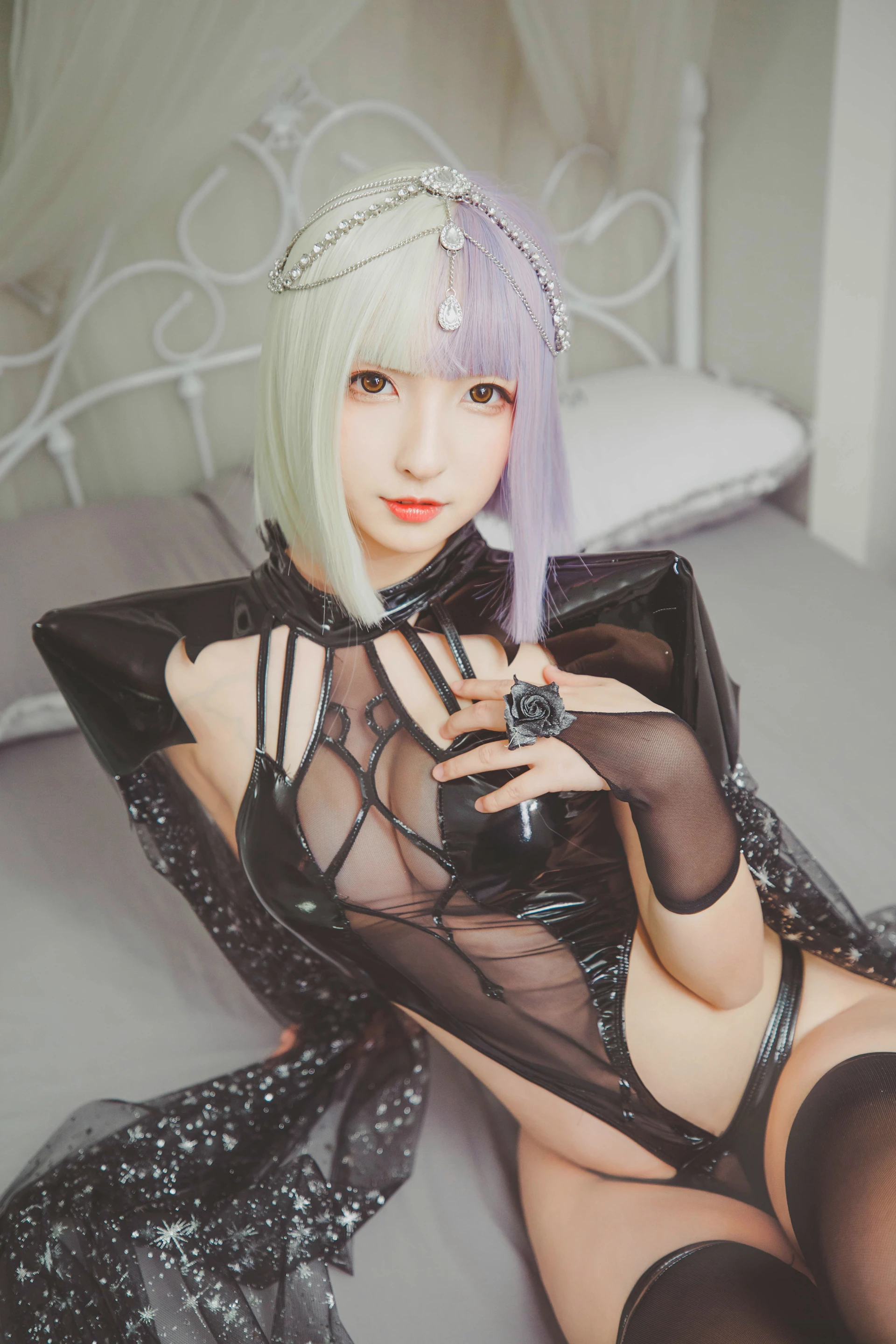 神楽坂真冬 第三季 序号25：《柔らかい永遠》 [150P2V-619MB]内衣, 双马尾, 白丝, 神楽坂真冬, 美腿, 美足, 黑丝