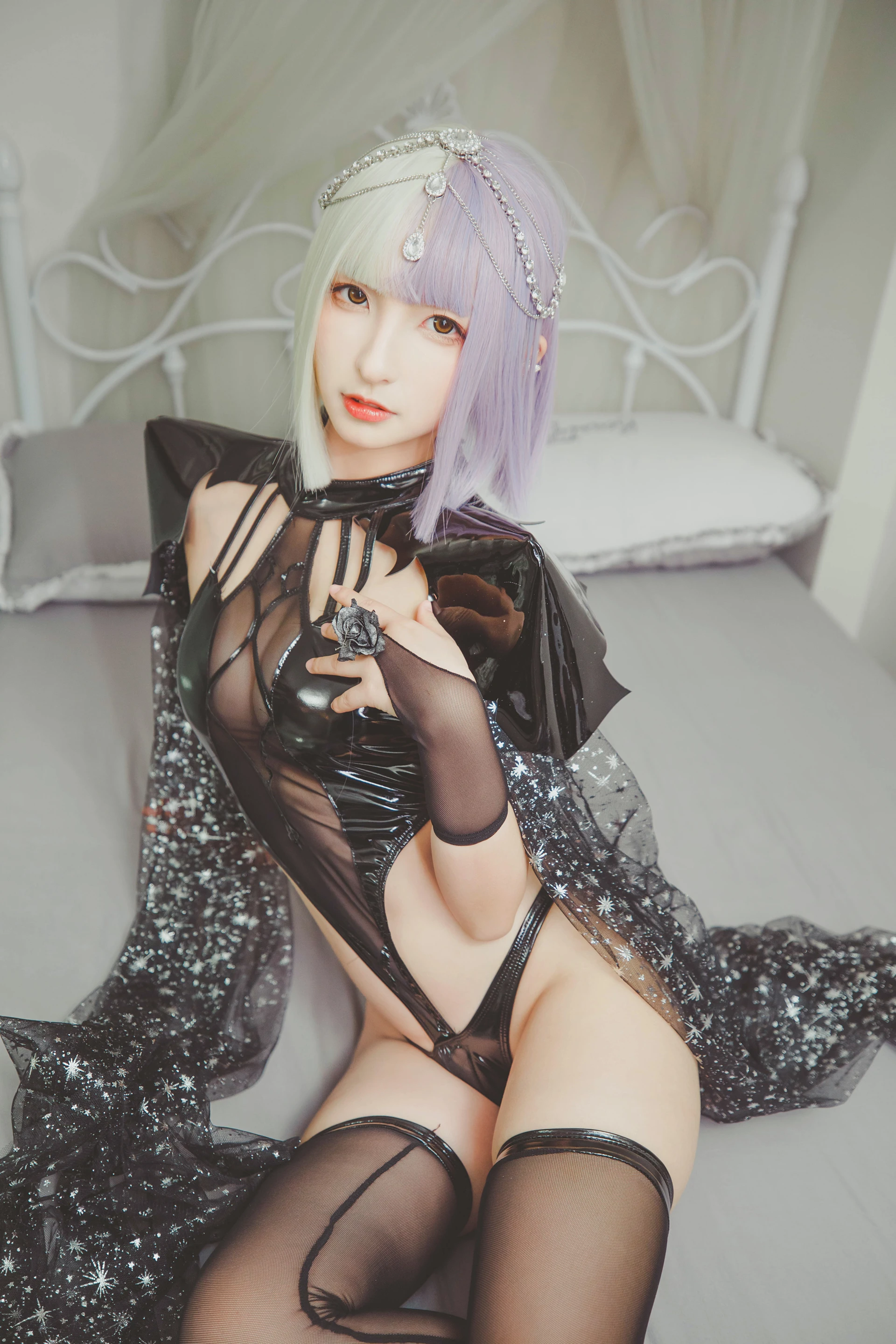 神楽坂真冬 第三季 序号25：《柔らかい永遠》 [150P2V-619MB]内衣, 双马尾, 白丝, 神楽坂真冬, 美腿, 美足, 黑丝