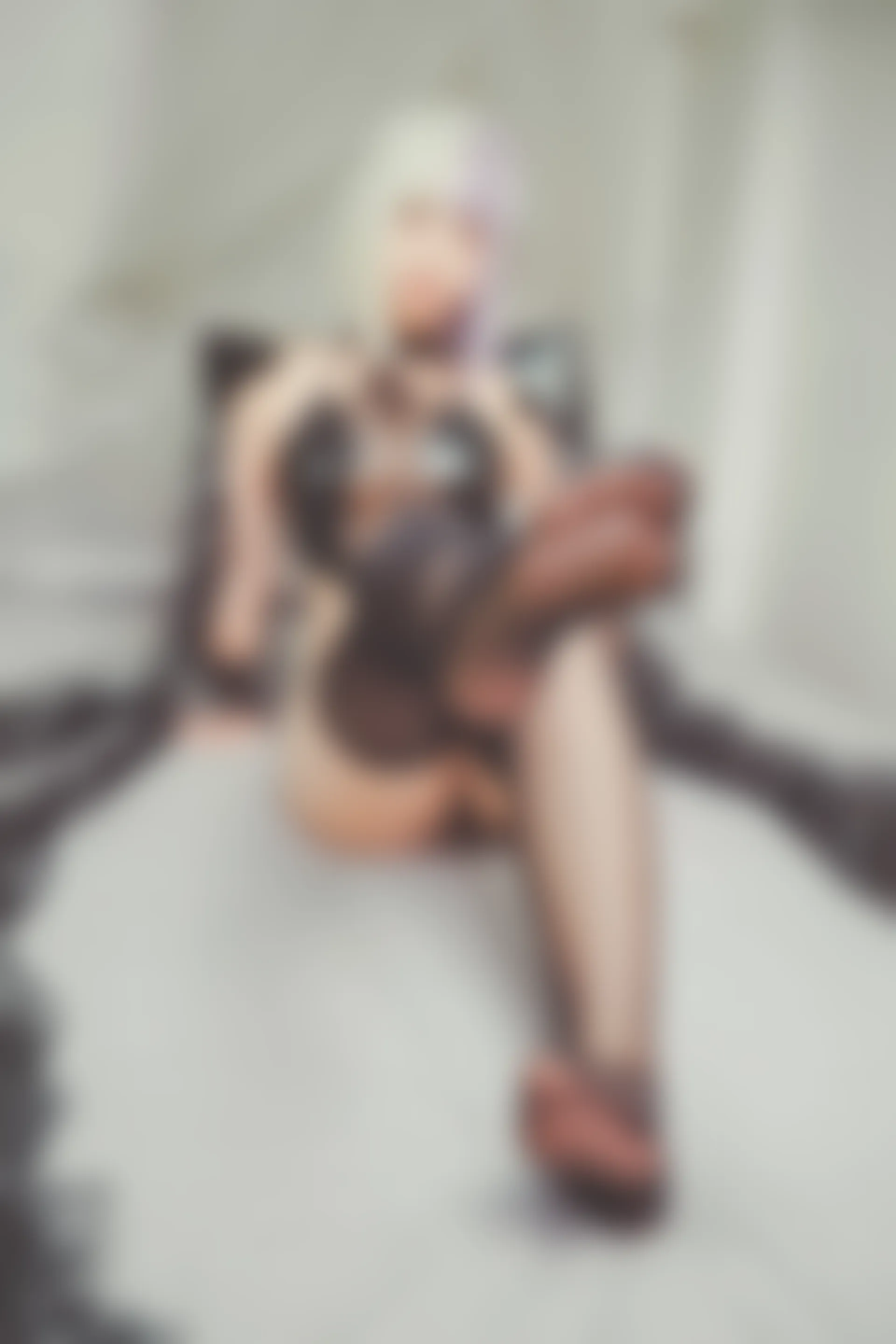 神楽坂真冬 第三季 序号25：《柔らかい永遠》 [150P2V-619MB]内衣, 双马尾, 白丝, 神楽坂真冬, 美腿, 美足, 黑丝