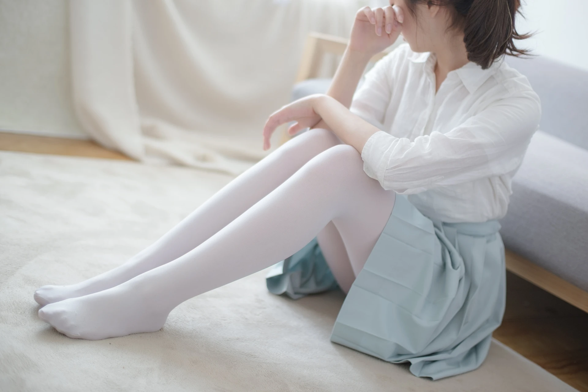 森萝财团 R15-003 [94P-509M]可爱, 森萝财团, 白丝, 美腿