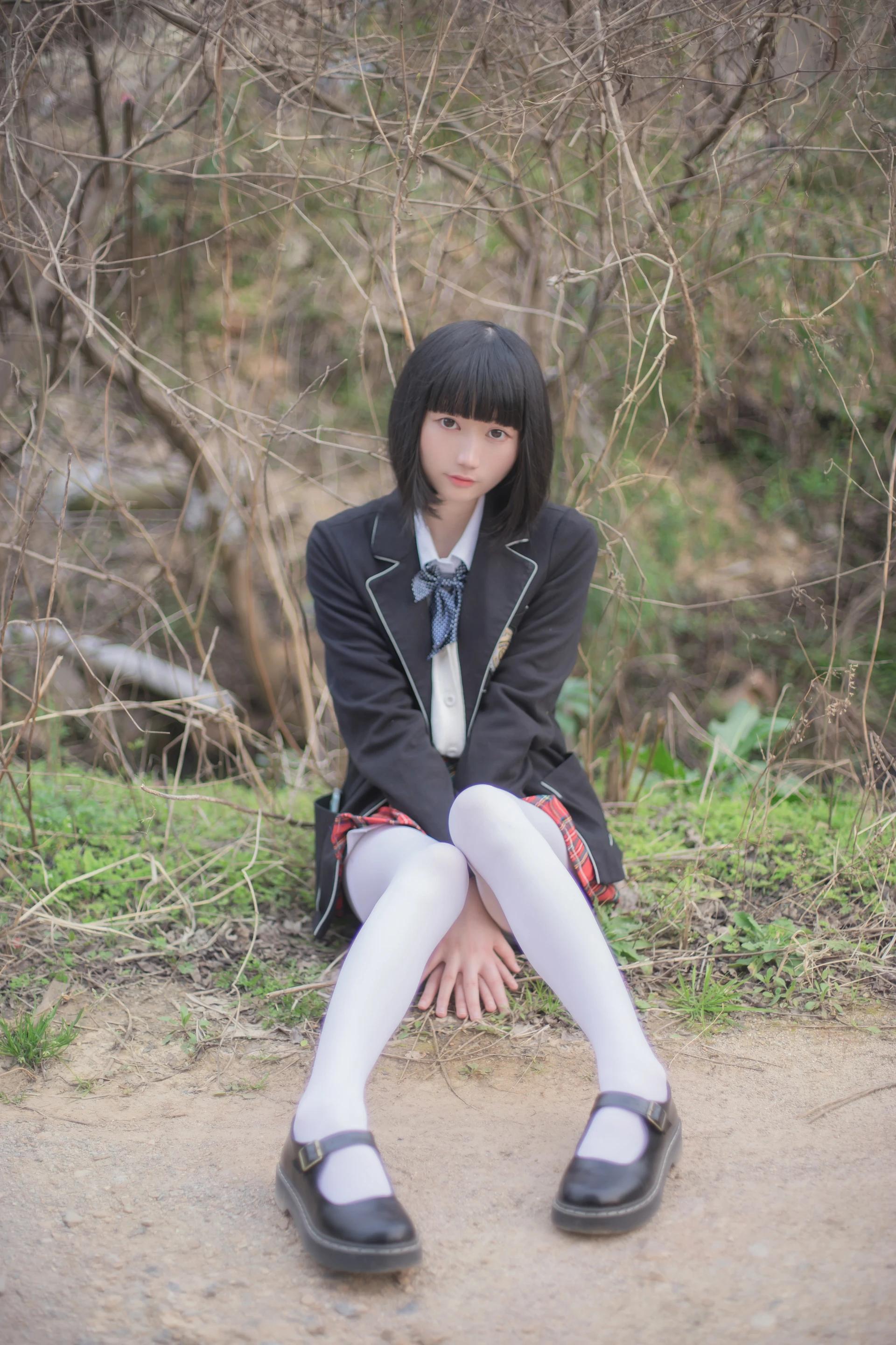 轻兰映画 VOL.016 [75P-942M]可爱, 校服, 白丝, 美腿, 美足, 轻兰映画