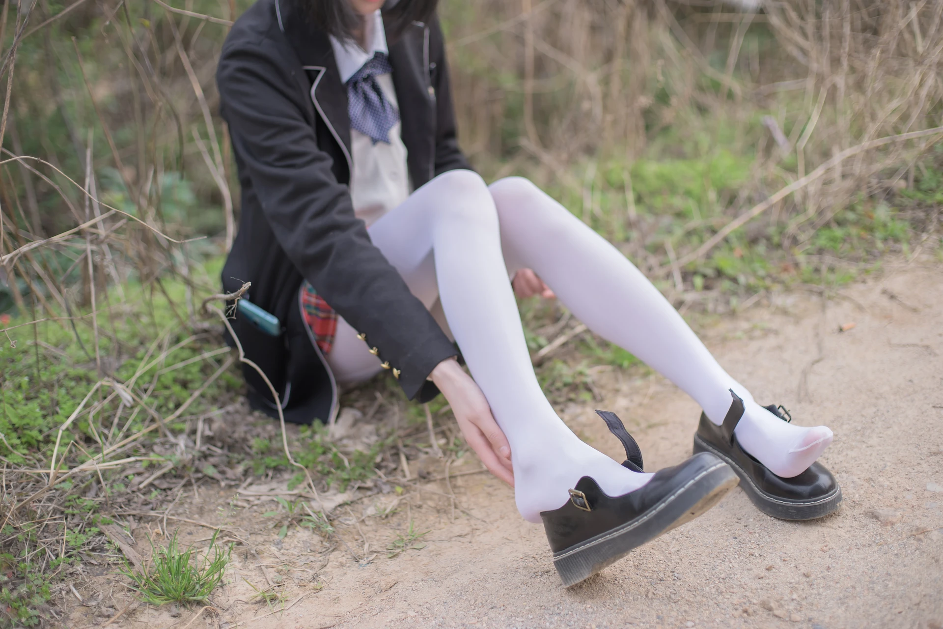 轻兰映画 VOL.016 [75P-942M]可爱, 校服, 白丝, 美腿, 美足, 轻兰映画