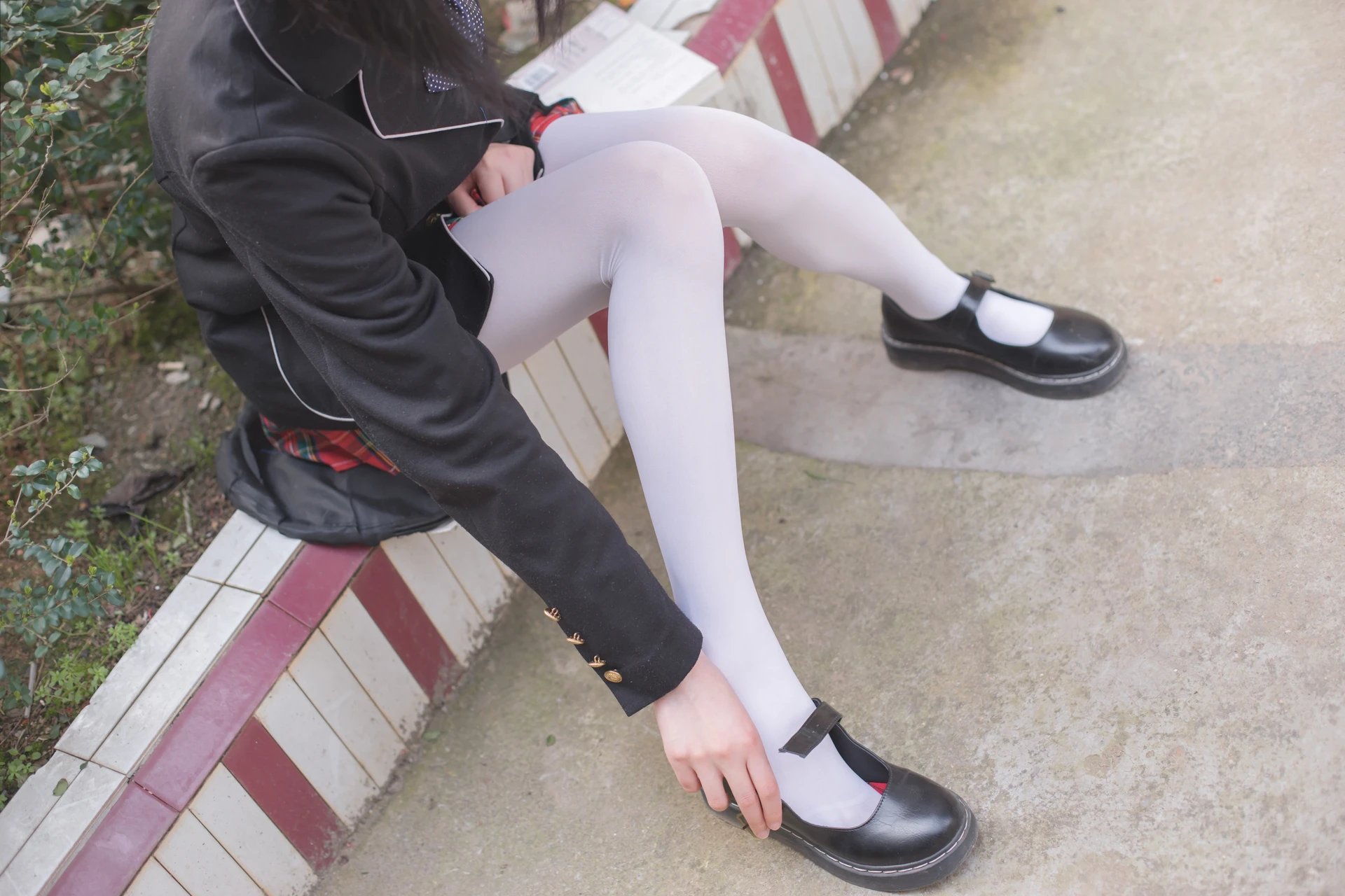 轻兰映画 VOL.016 [75P-942M]可爱, 校服, 白丝, 美腿, 美足, 轻兰映画