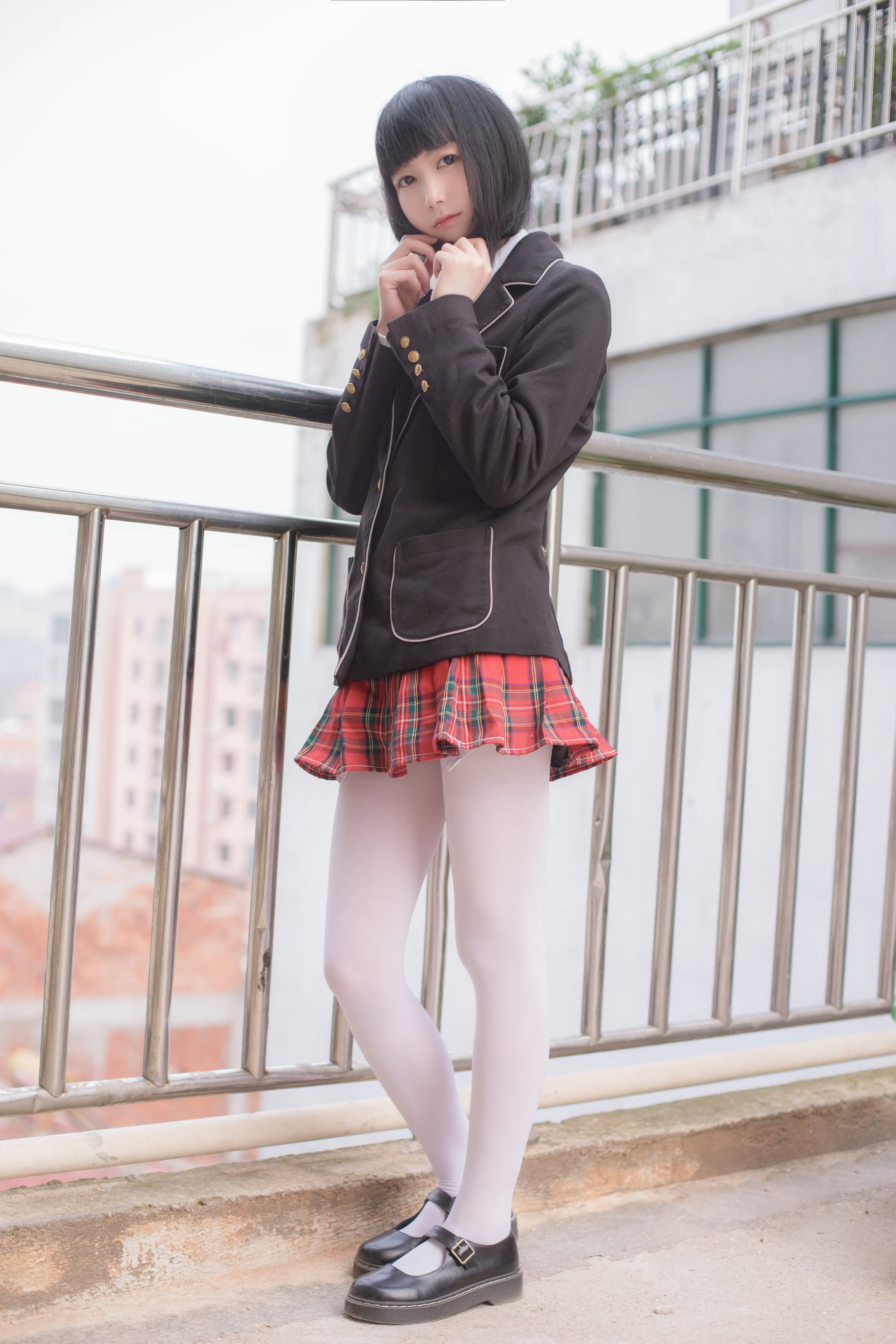 轻兰映画 VOL.016 [75P-942M]可爱, 校服, 白丝, 美腿, 美足, 轻兰映画