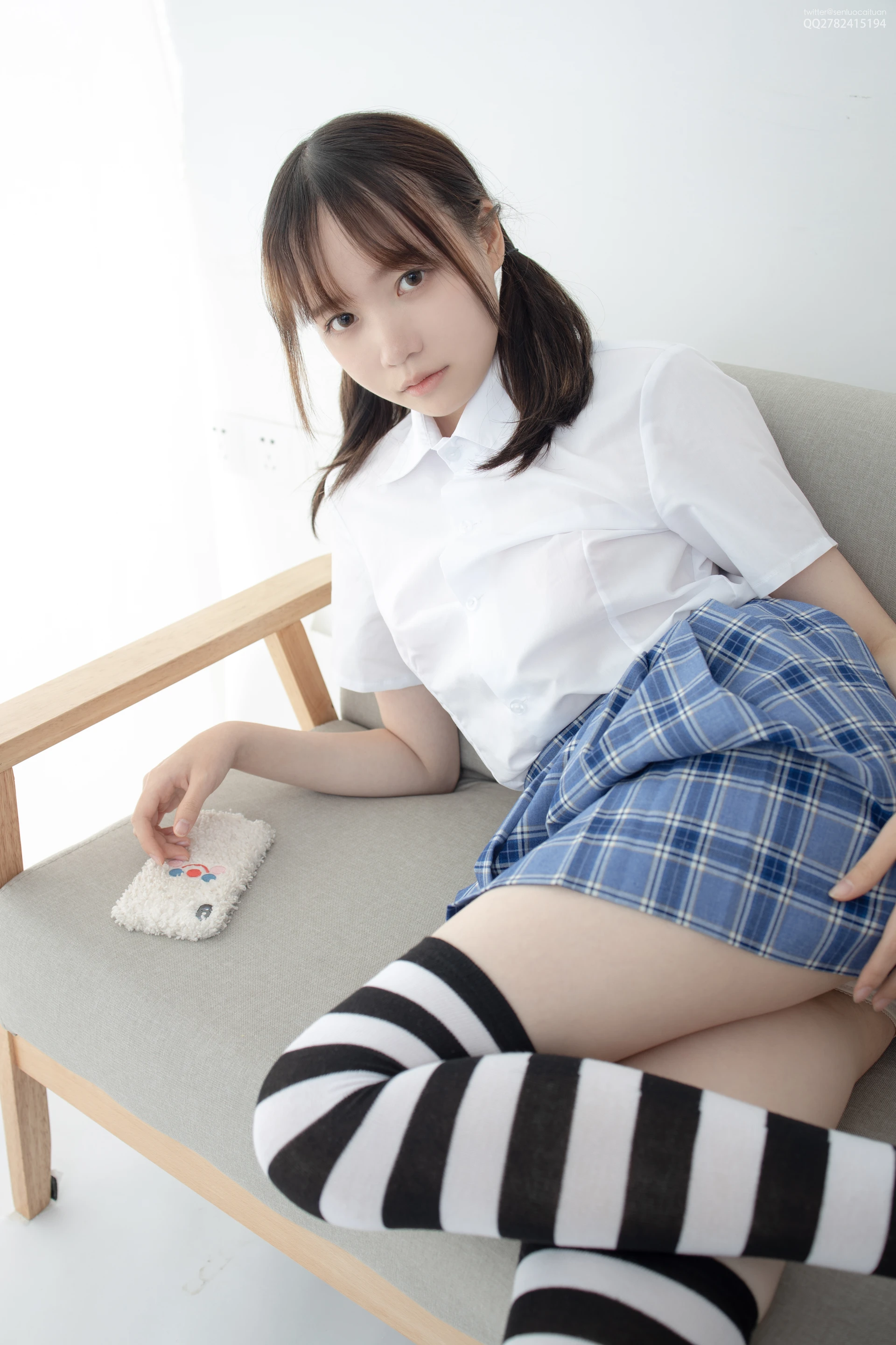 JKFUN-百圆定制 1-4 Aika 黑白高筒 [36P1V-1.52G]Aika, JKFUN, 可爱, 森萝财团, 美腿