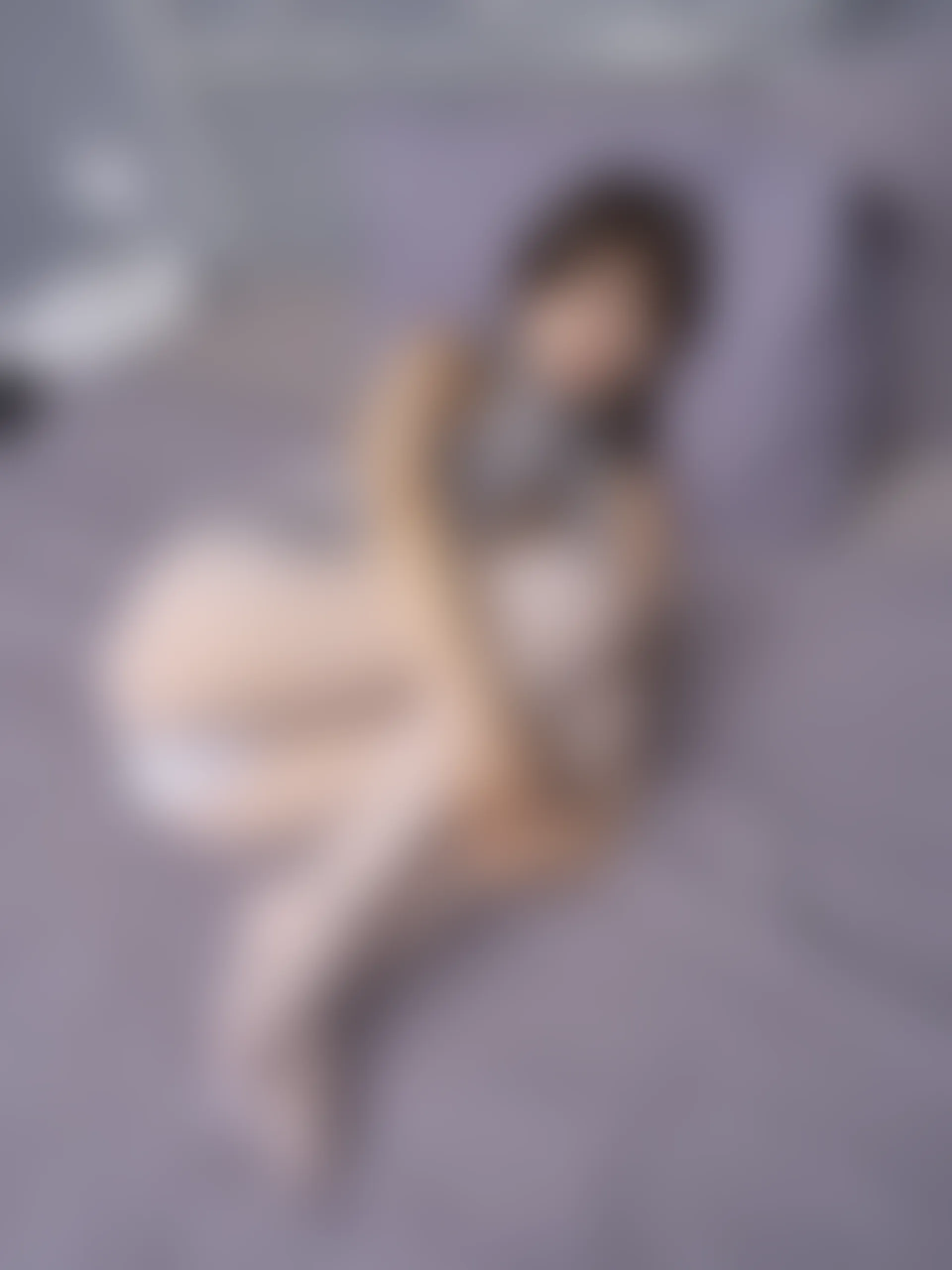 森萝财团 晴涩-07E 双马尾白丝露背毛衣 [97P1V-6.45GB]