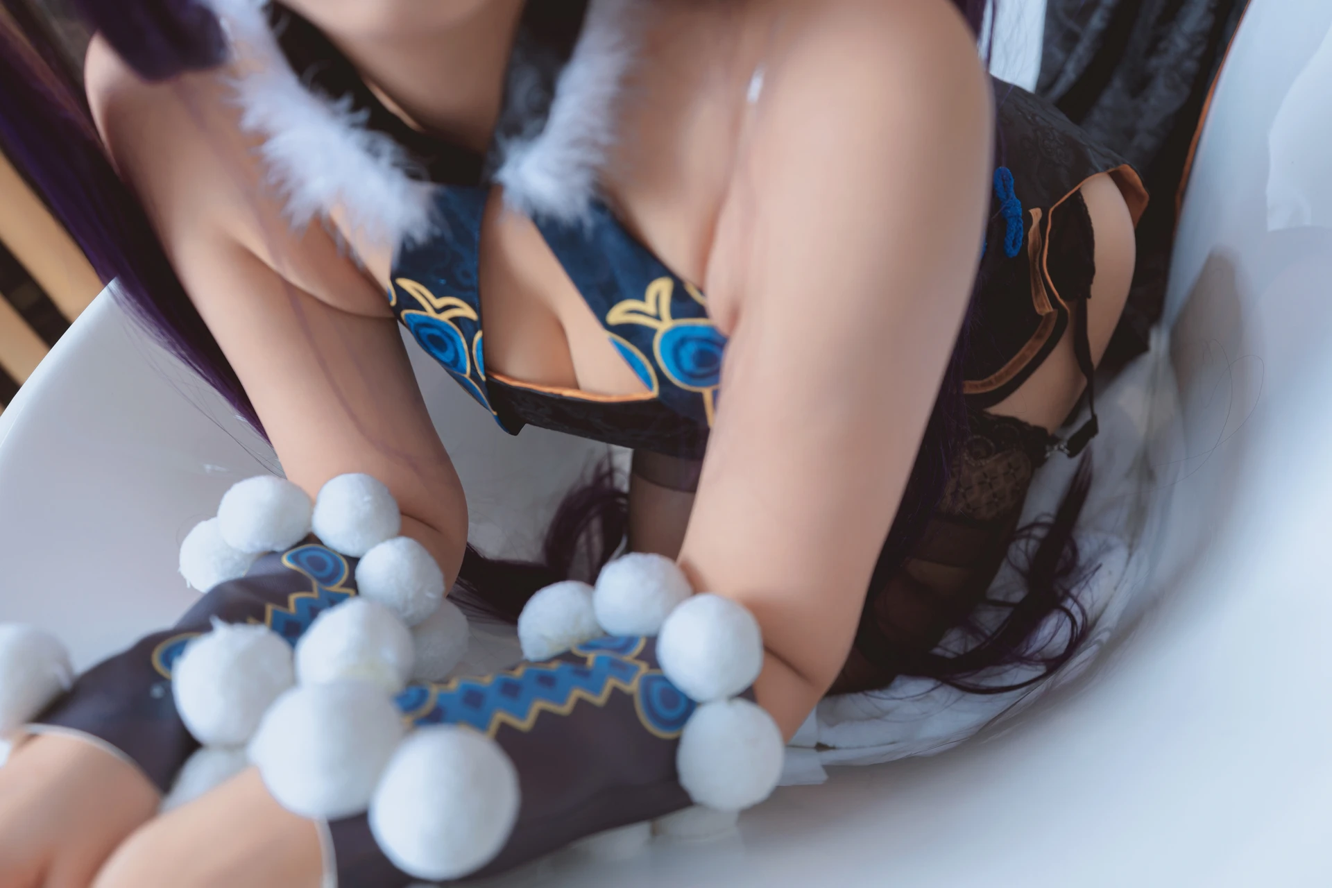 神楽坂真冬 第三季 序号6：《極楽の氷》FGO杨贵妃&企鹅莉莉丝 [150P3V-688MB]内衣, 旗袍, 神楽坂真冬, 美腿, 美足, 黑丝