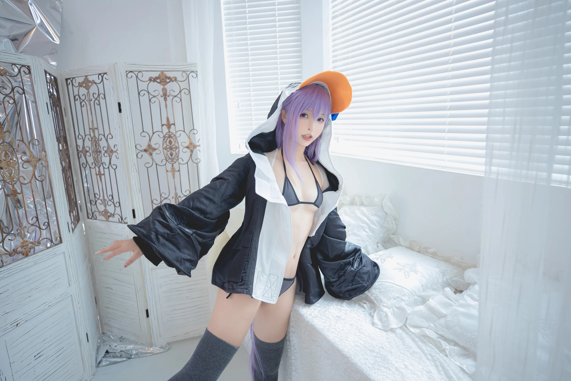 神楽坂真冬 第三季 序号6：《極楽の氷》FGO杨贵妃&企鹅莉莉丝 [150P3V-688MB]内衣, 旗袍, 神楽坂真冬, 美腿, 美足, 黑丝