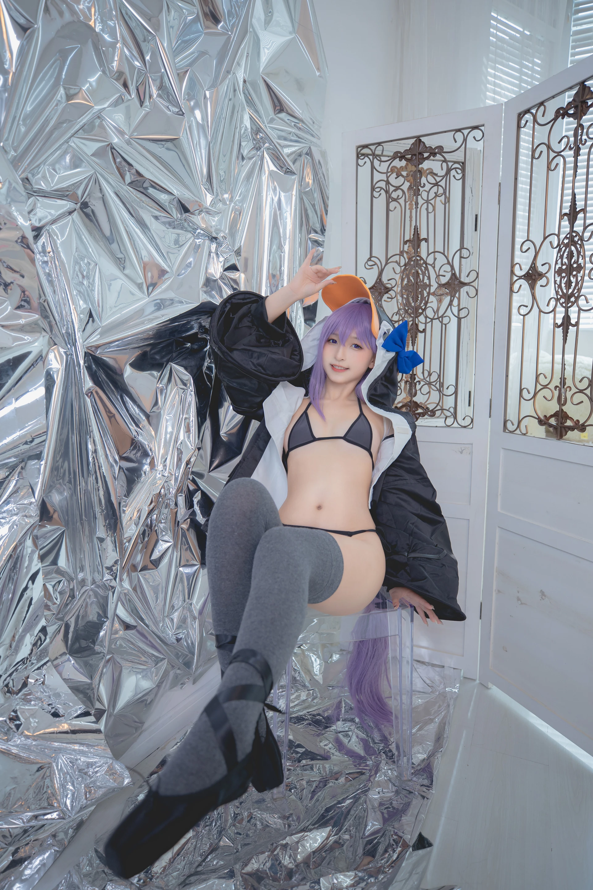 神楽坂真冬 第三季 序号6：《極楽の氷》FGO杨贵妃&企鹅莉莉丝 [150P3V-688MB]内衣, 旗袍, 神楽坂真冬, 美腿, 美足, 黑丝