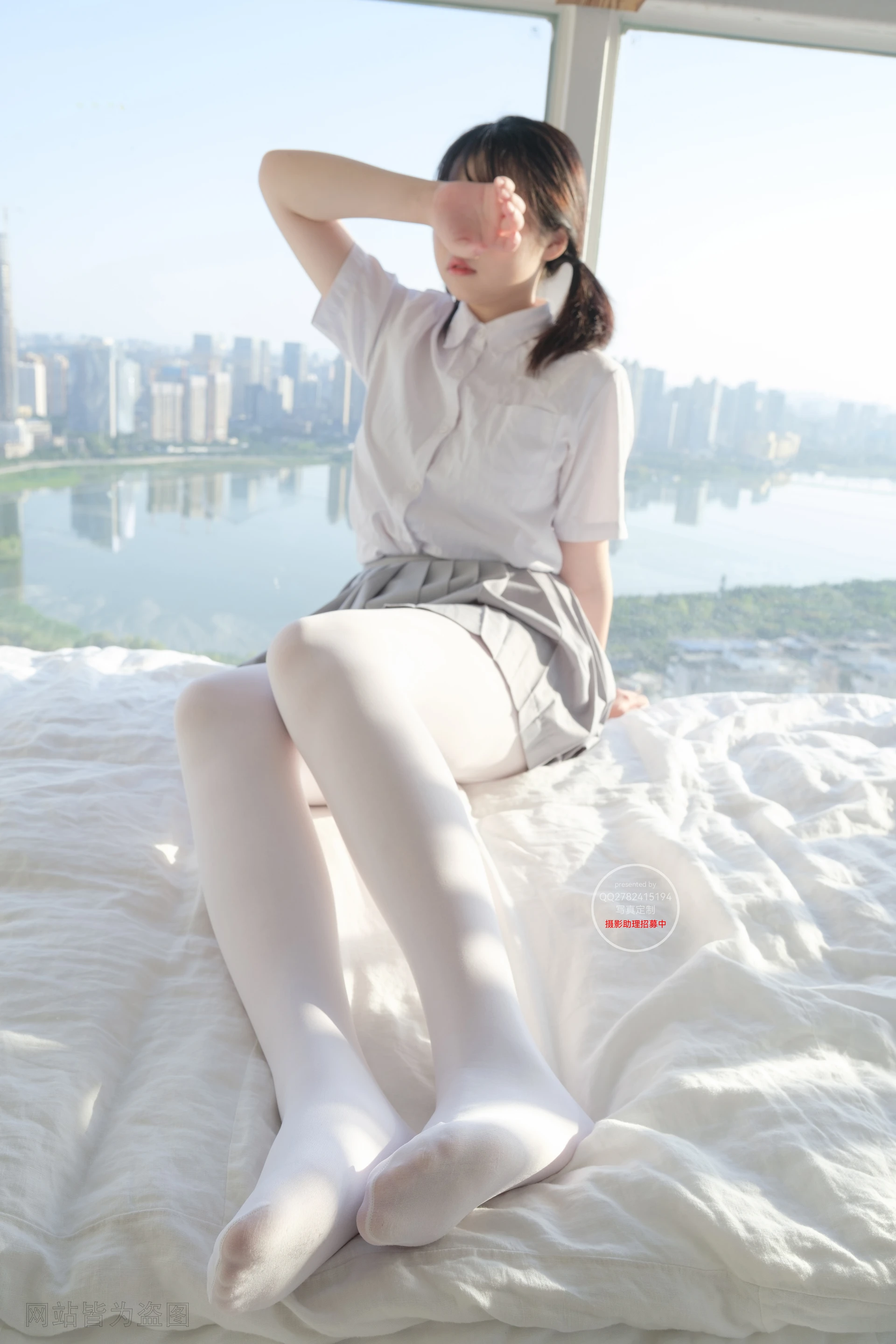 森萝财团 有料-50 双马尾白丝JK制服 5套衣服 [172P-1.37G]JK制服, 双马尾, 有料, 森萝财团, 白丝, 美腿, 美足
