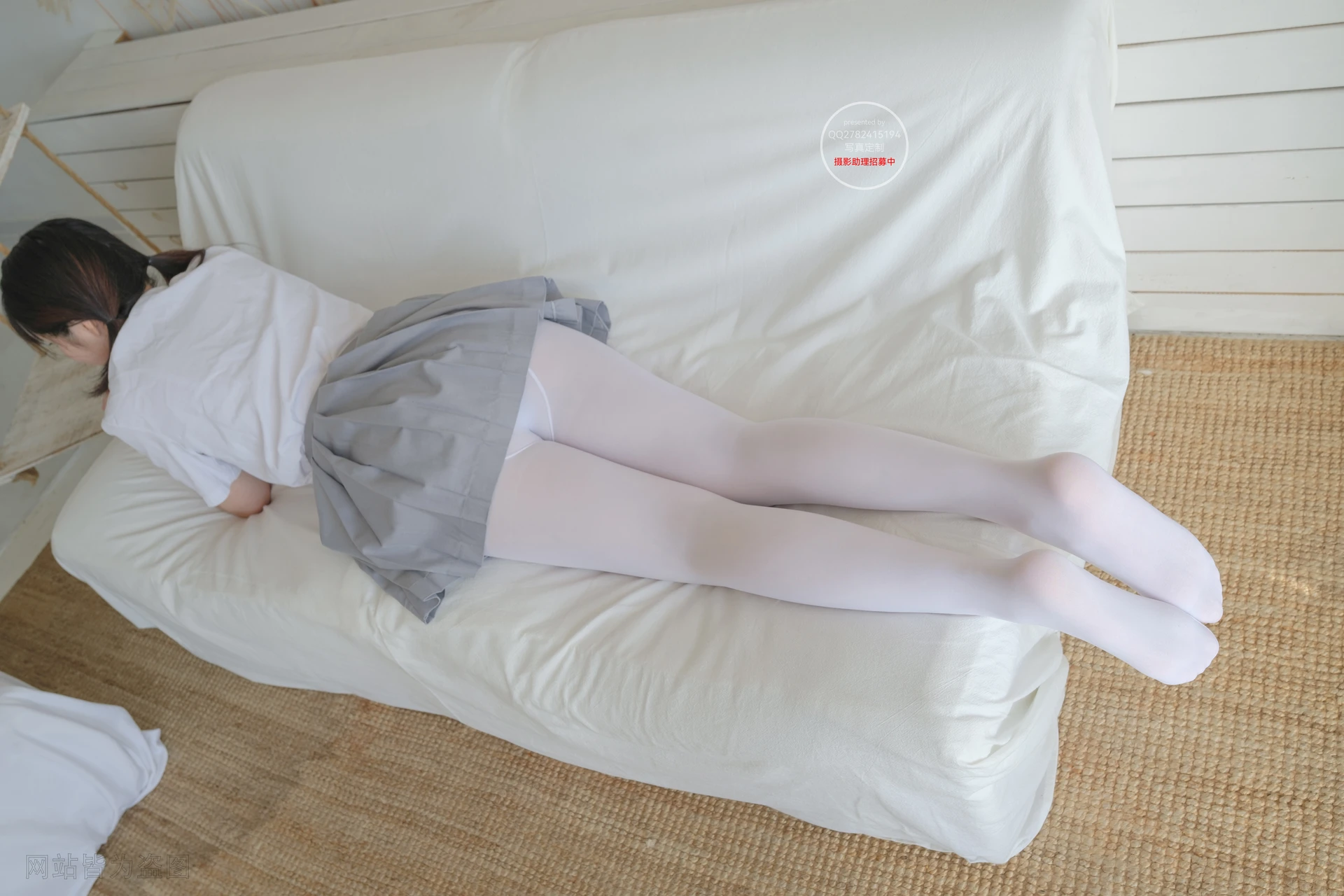 森萝财团 有料-50 双马尾白丝JK制服 5套衣服 [172P-1.37G]JK制服, 双马尾, 有料, 森萝财团, 白丝, 美腿, 美足