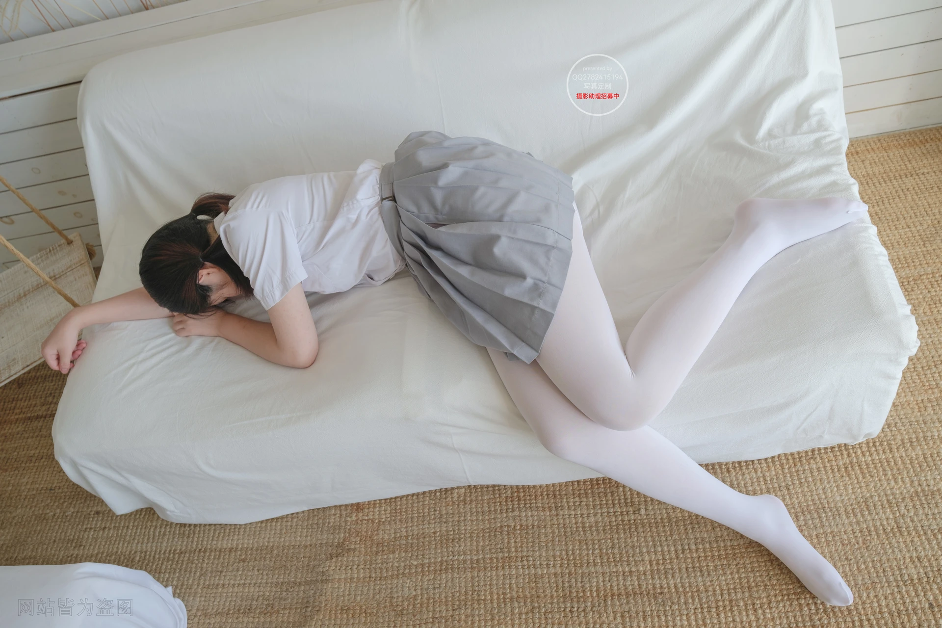 森萝财团 有料-50 双马尾白丝JK制服 5套衣服 [172P-1.37G]JK制服, 双马尾, 有料, 森萝财团, 白丝, 美腿, 美足