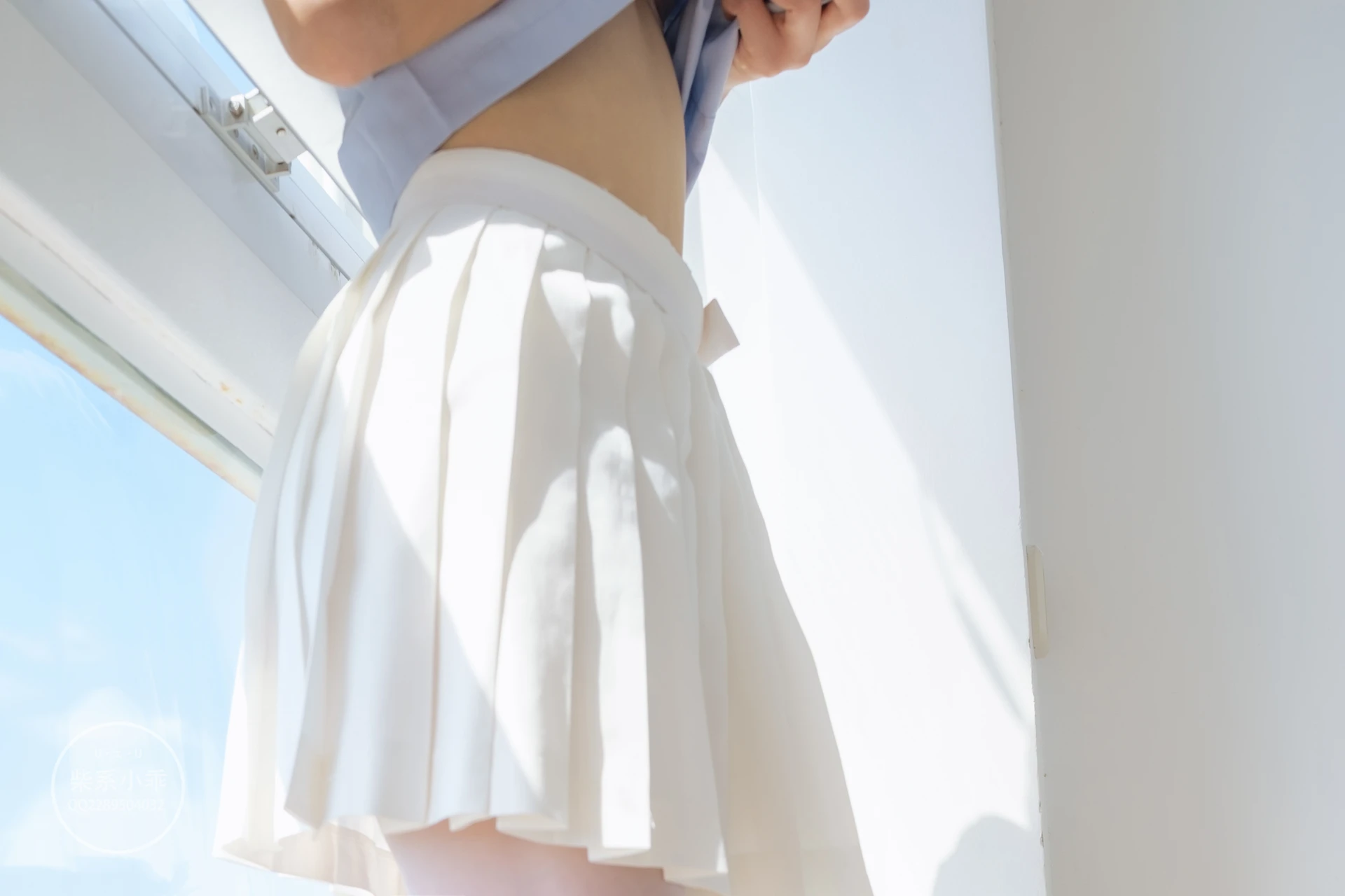 稚乖画册 晴空-01 赤西夜夜 白丝双马尾JK制服 [79P-600.9MB]JK, JK制服, 双马尾, 可爱, 晴空, 白丝, 稚乖画册, 美腿, 美足, 赤西夜夜