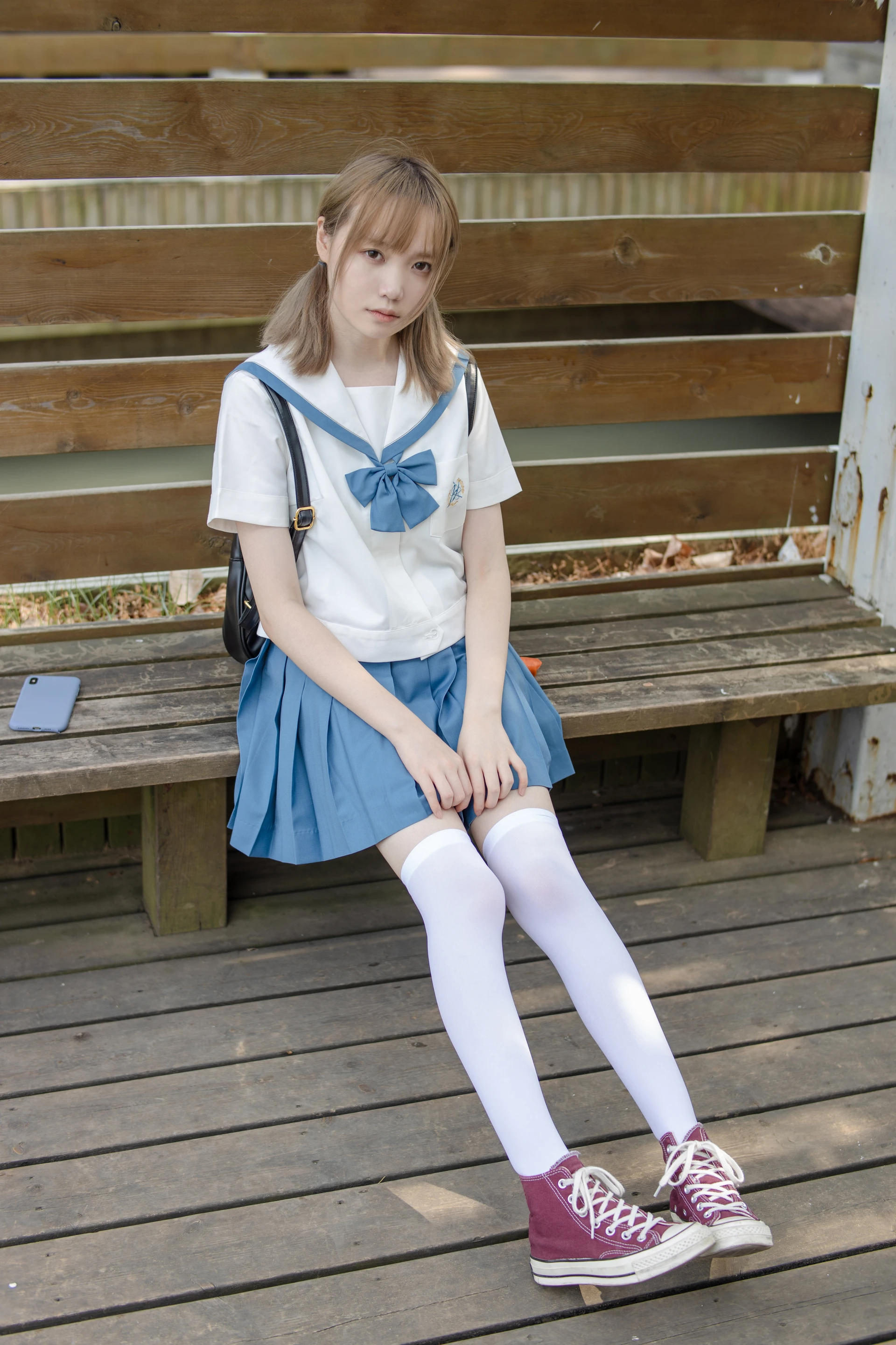 JKFUN-025 [93P-1.58G]Aika, JKFUN, 可爱, 学生装, 森萝财团, 白丝, 美腿